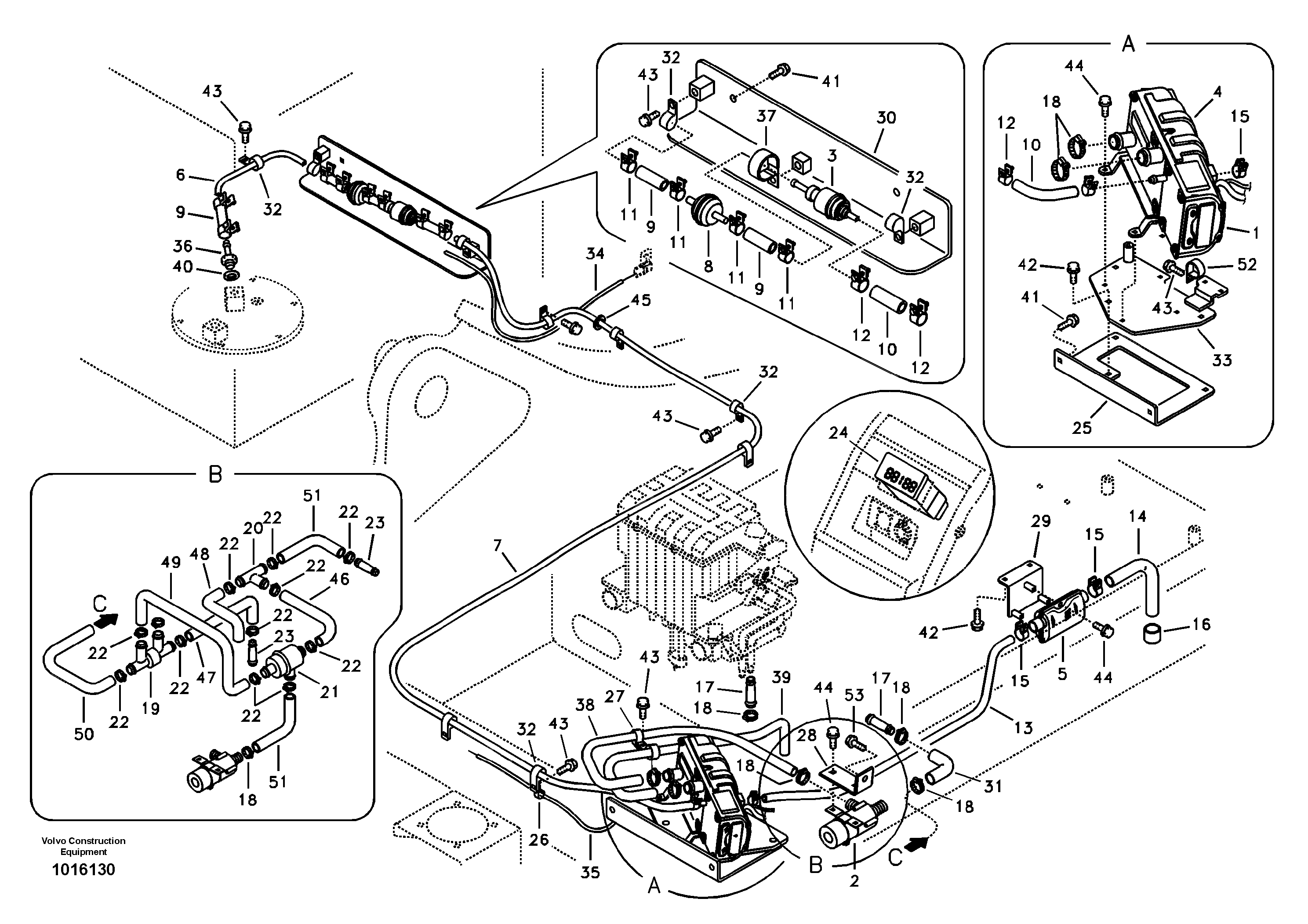 Auxiliary Heater — volvo parts diagram