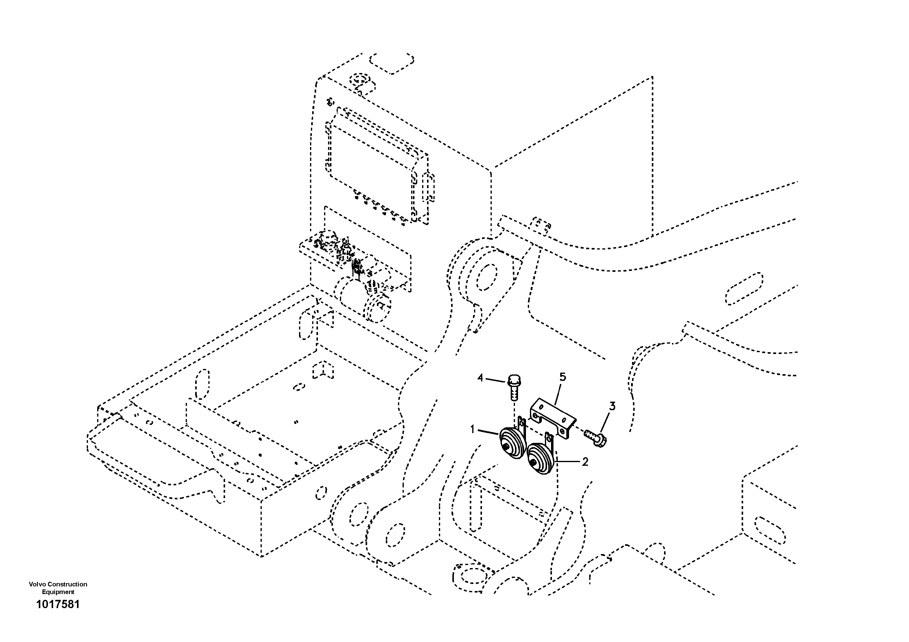 Horn — volvo parts diagram