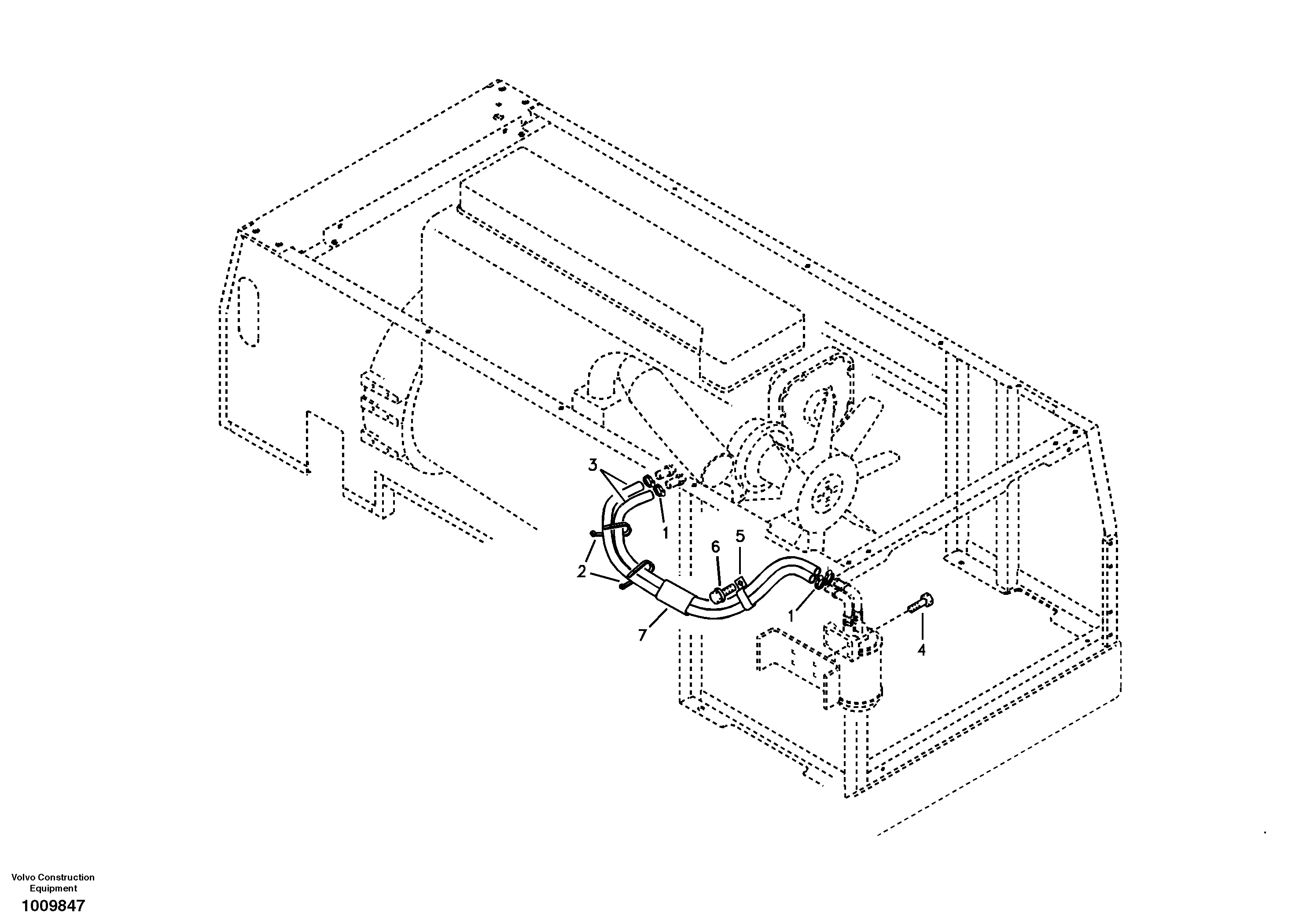 Coolant filter  D12C ENGINE — volvo parts diagram