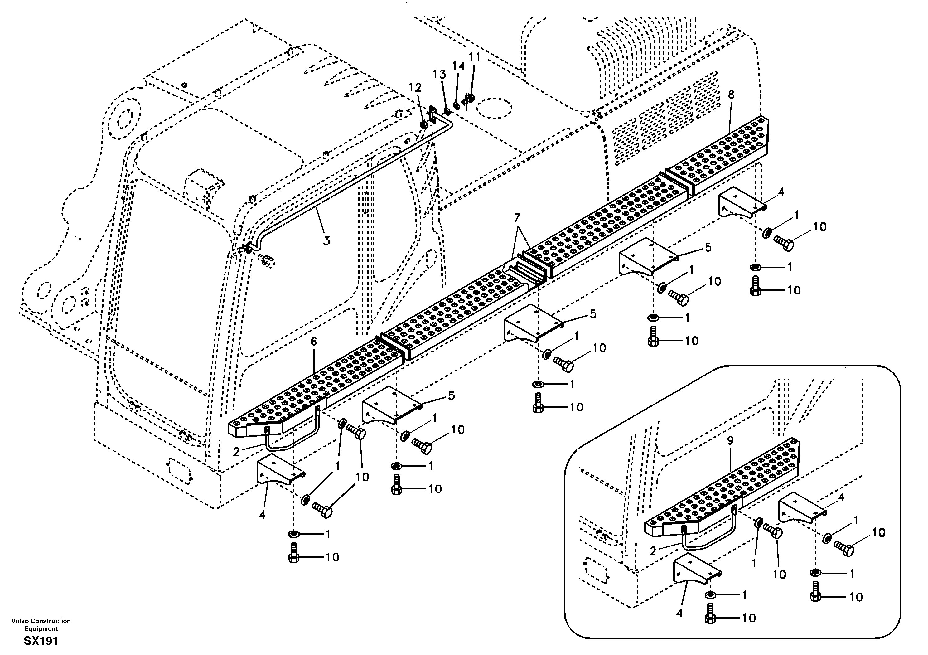 Walk Way — volvo parts diagram