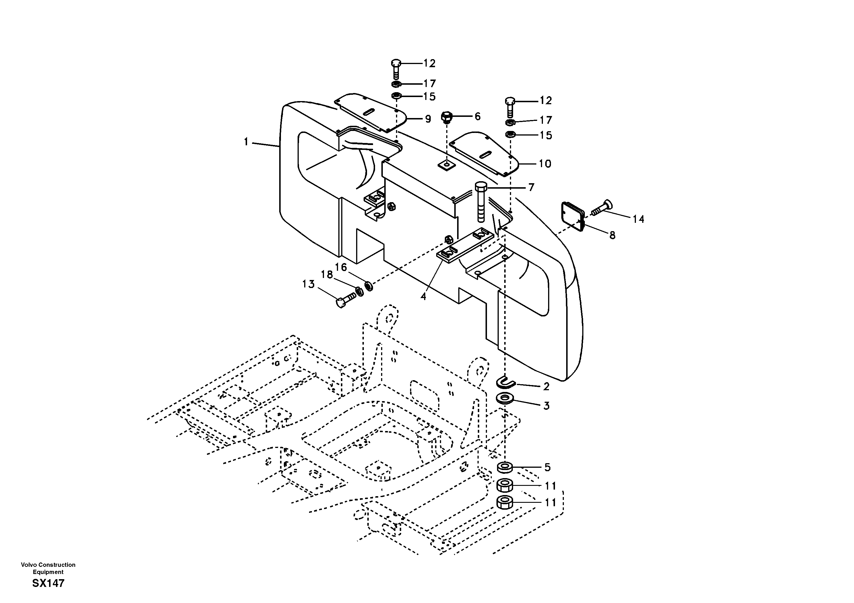 Counterweights — volvo parts diagram