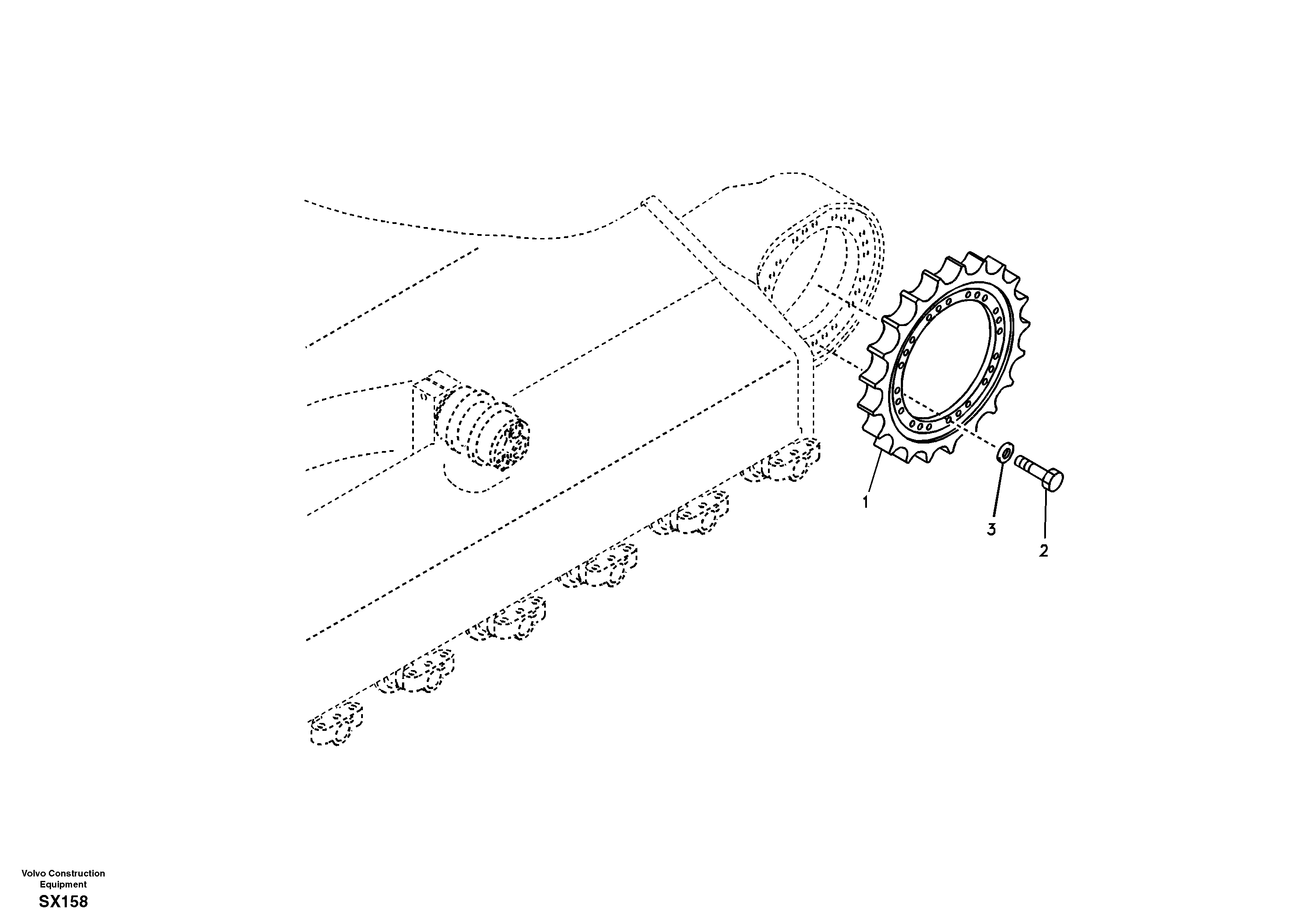 Sprocket — volvo parts diagram