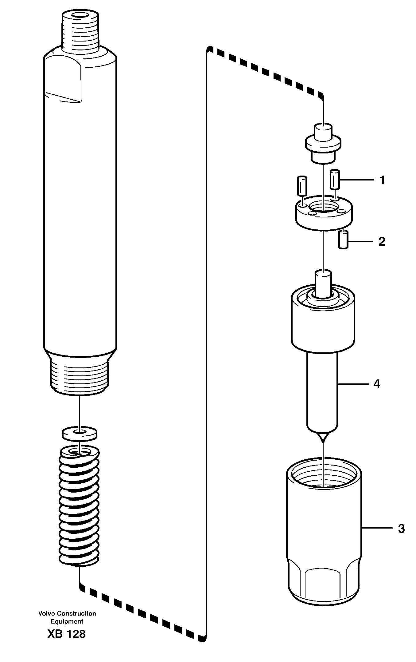 Injector  D10B ENGINE — volvo parts diagram
