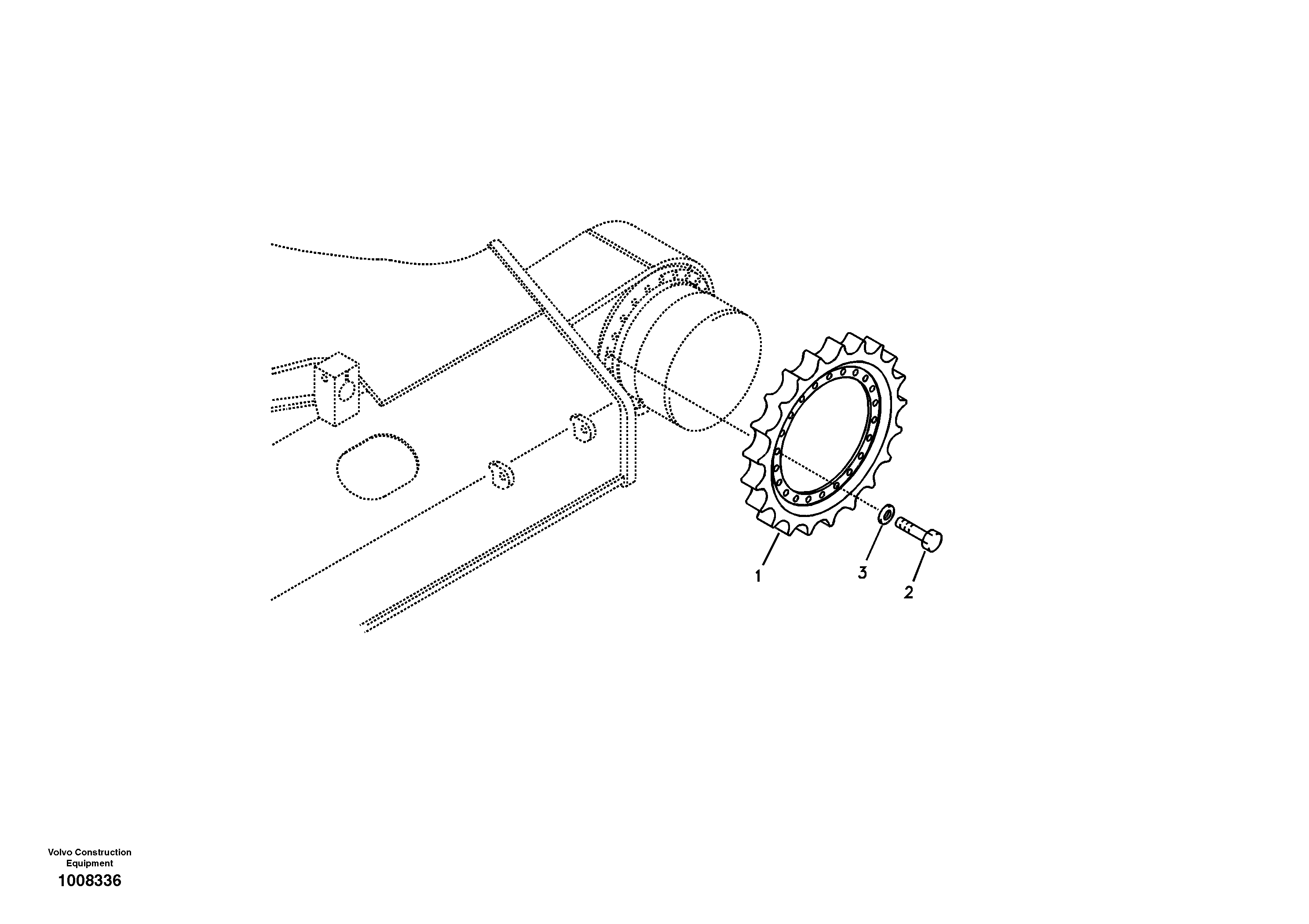 Sprocket — volvo parts diagram