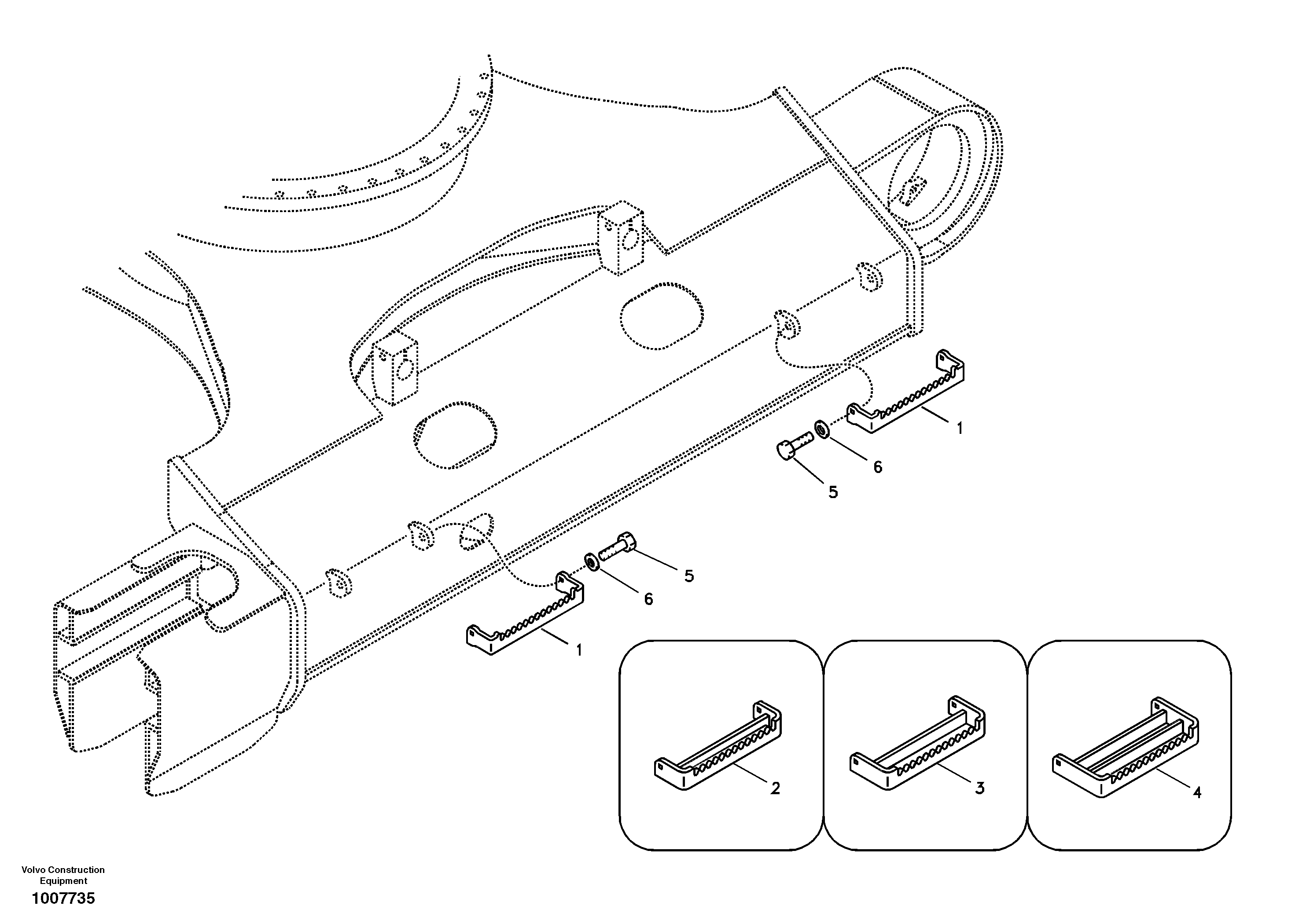 Foot step — volvo parts diagram
