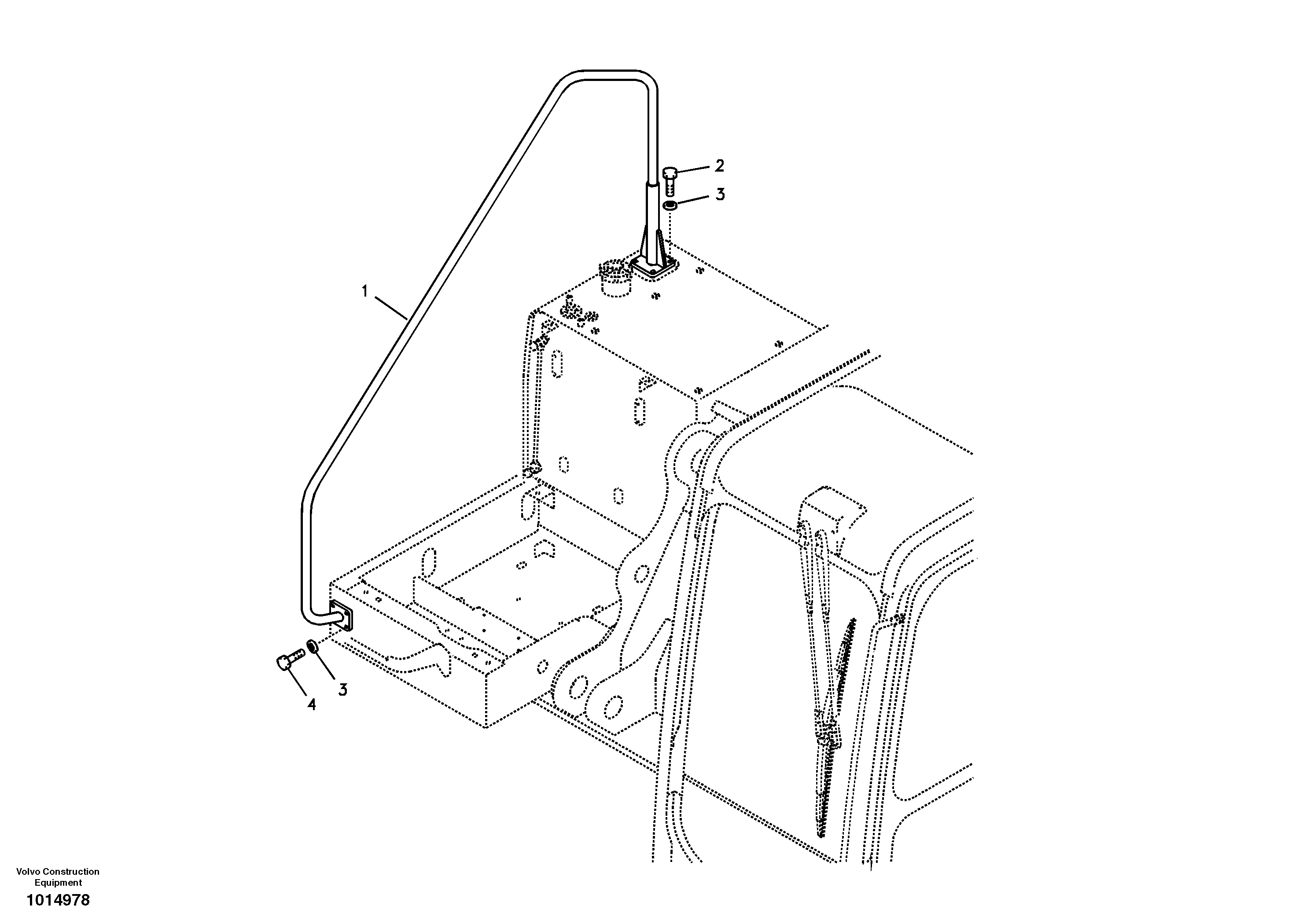 Handrail — volvo parts diagram