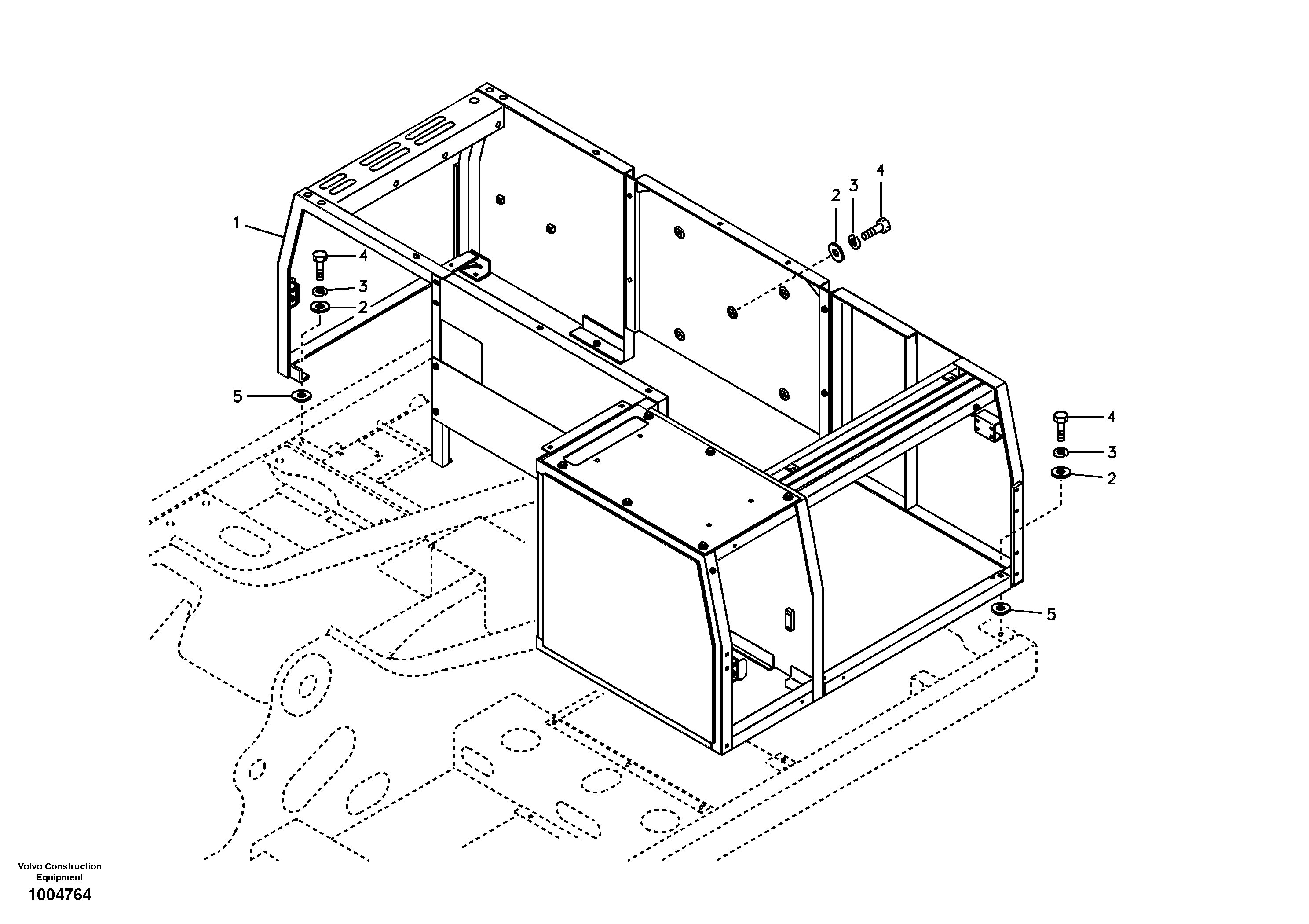 Cowl frame — volvo parts diagram