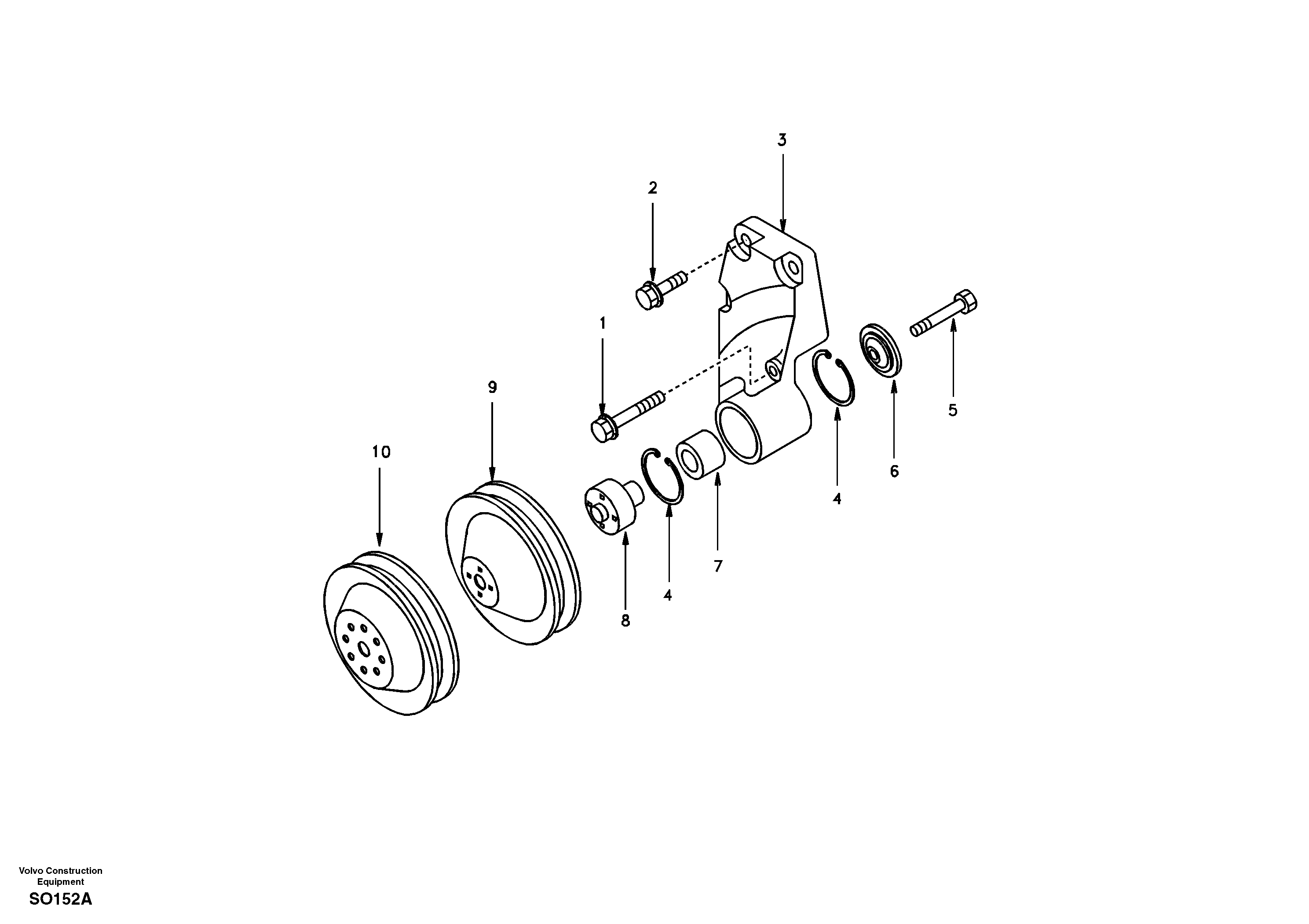 Fan drive — volvo parts diagram