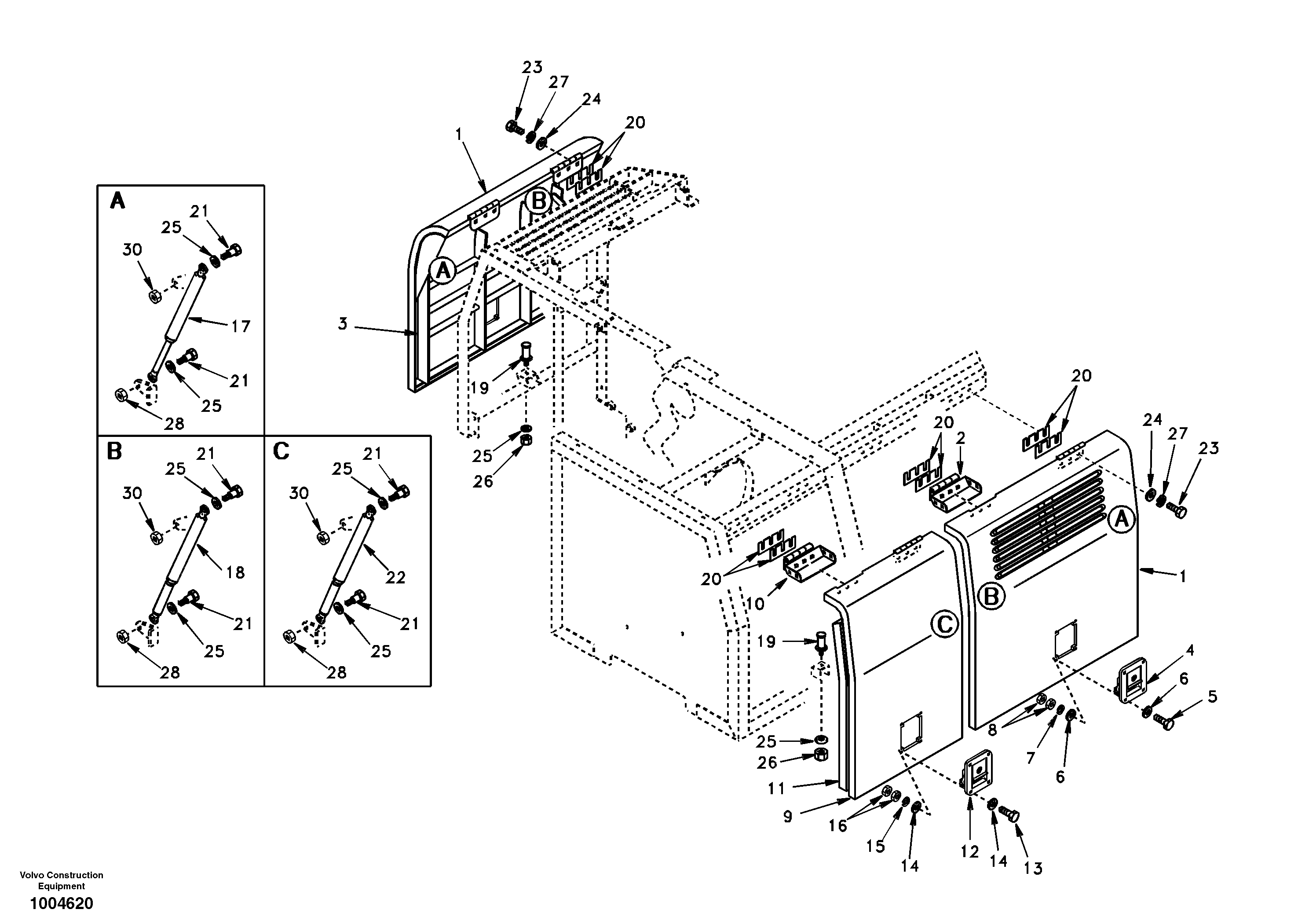 Door, side — volvo parts diagram