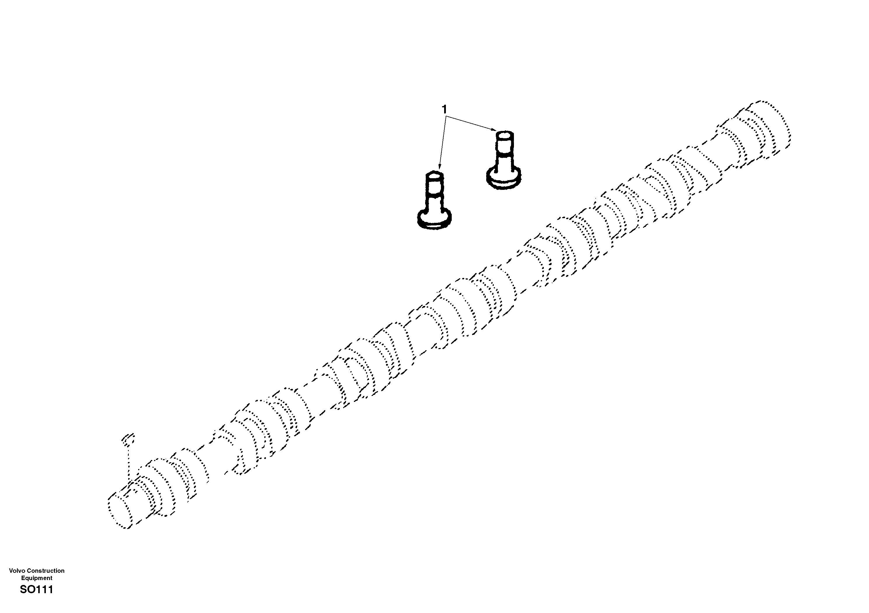 Valve tappet — volvo parts diagram