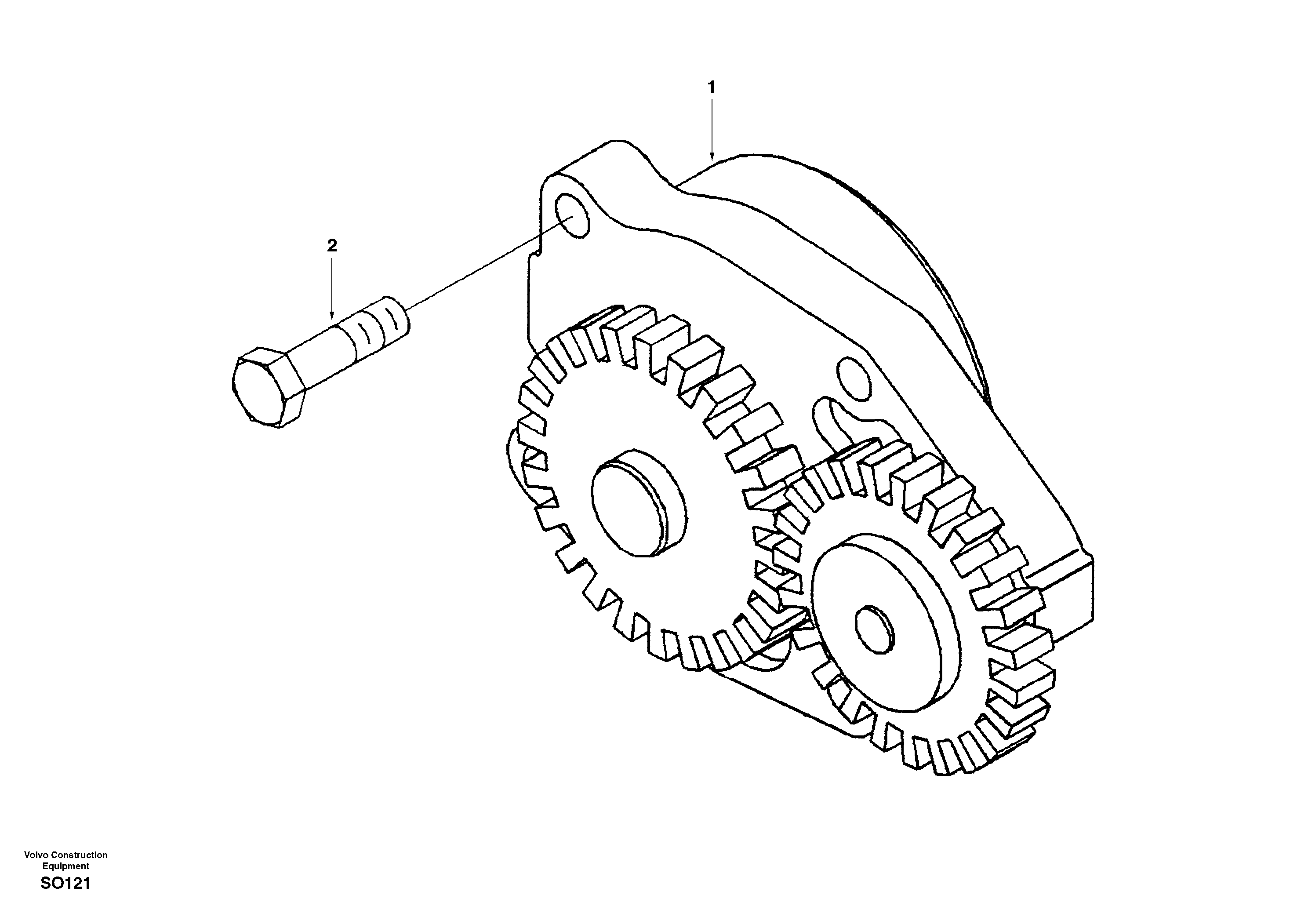 Oil pump — volvo parts diagram