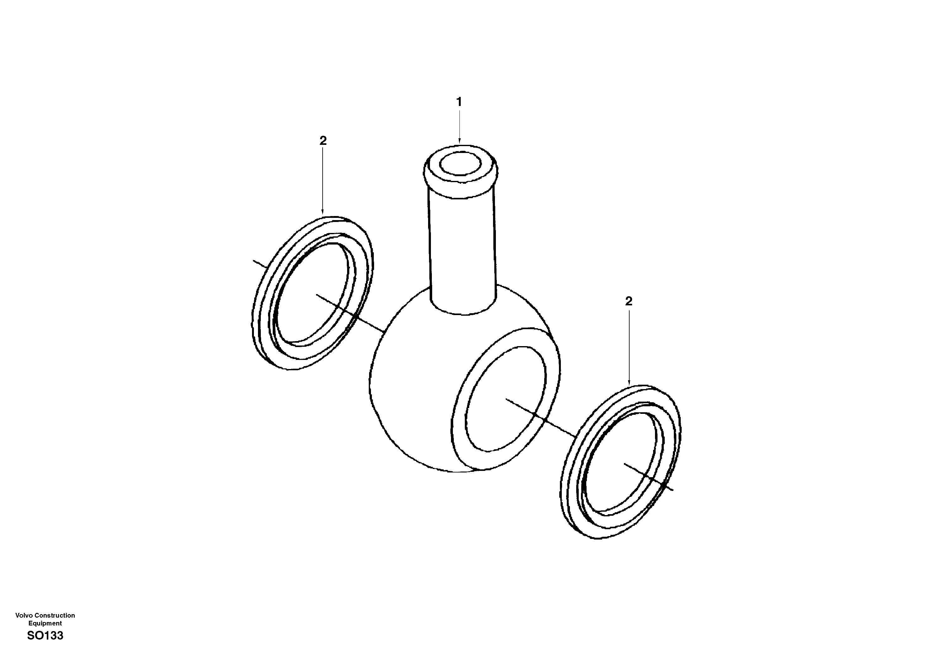 Fuel pipe. Drain — volvo parts diagram