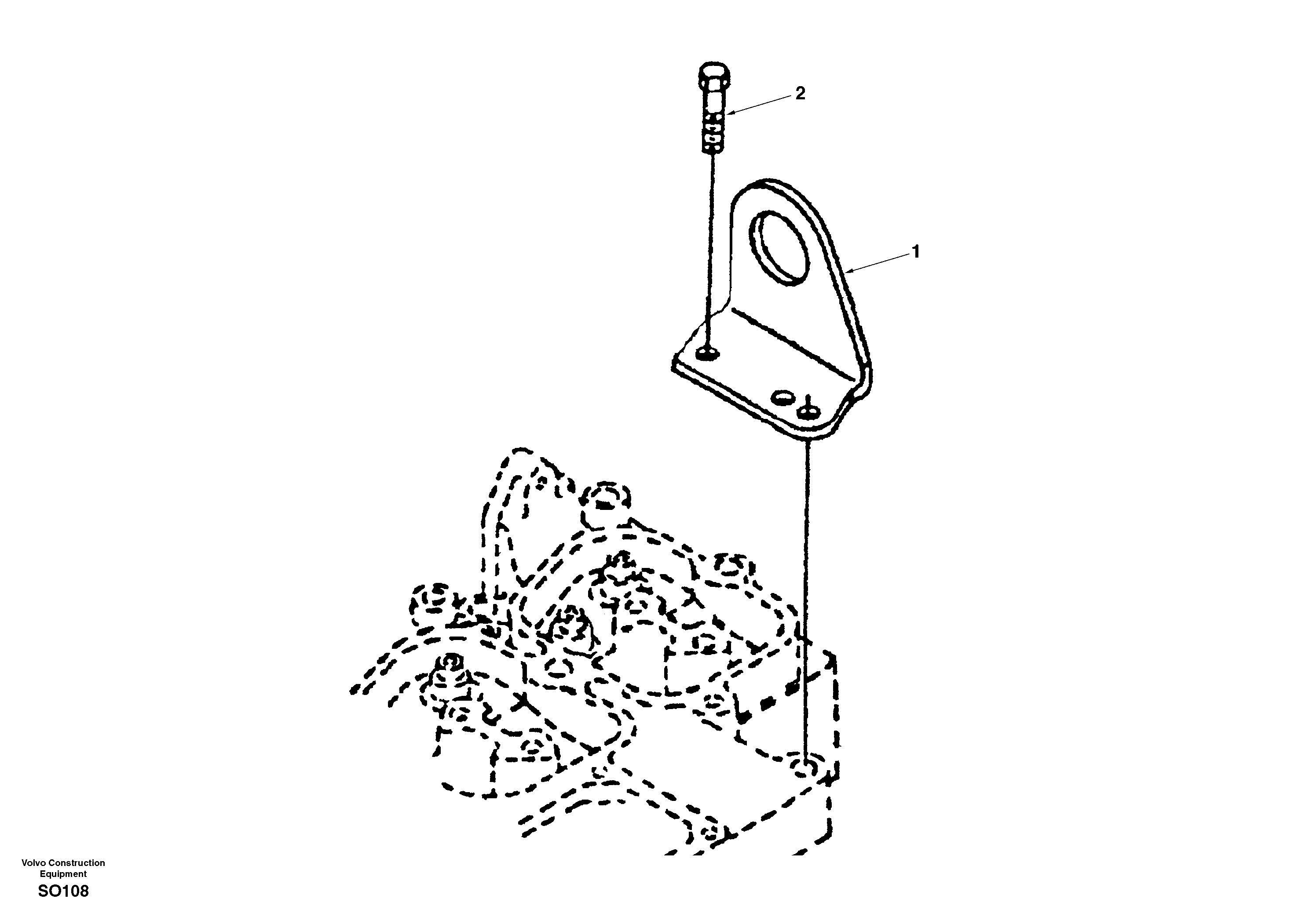Lifting eye — volvo parts diagram