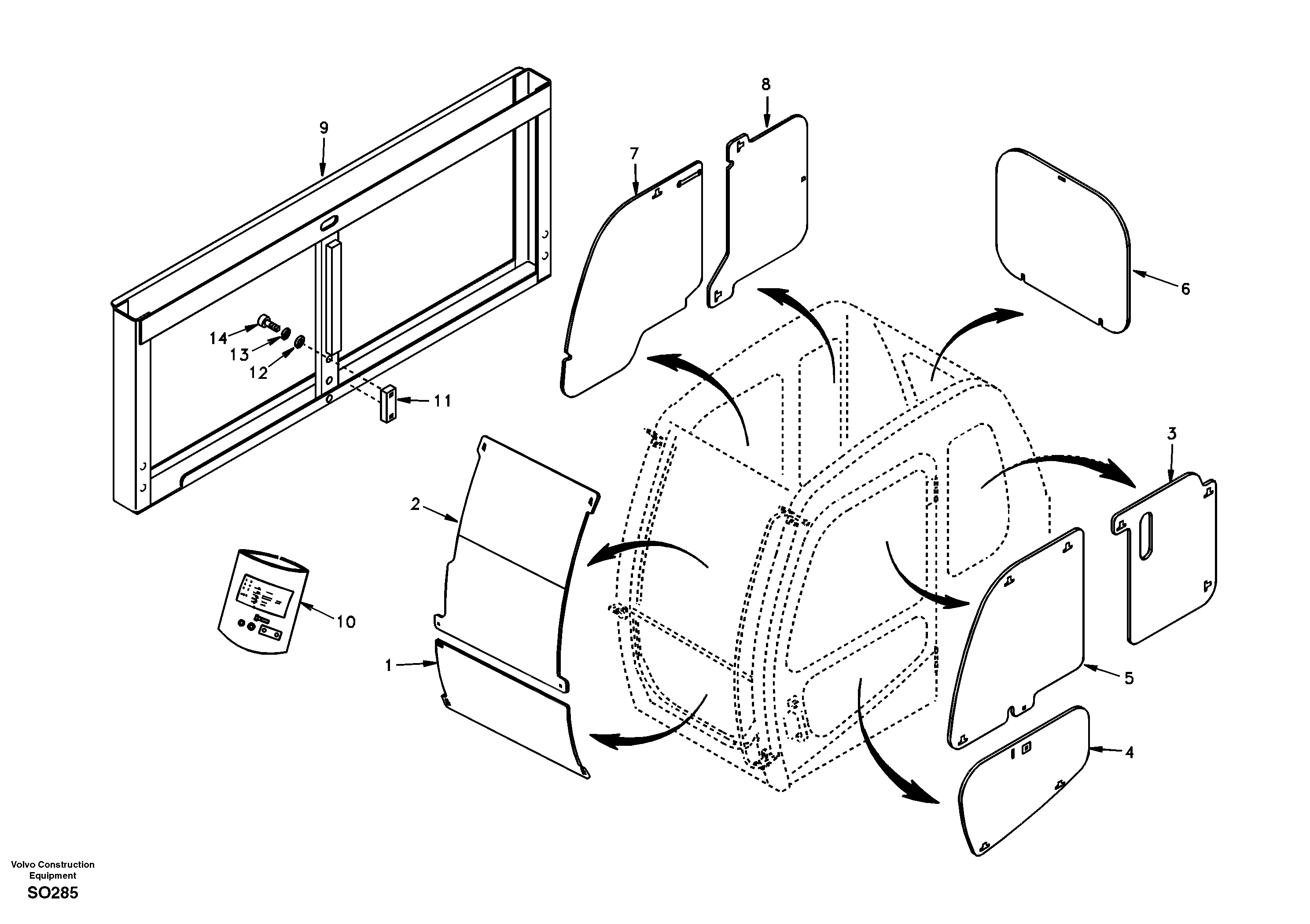 Antitheft system — volvo parts diagram