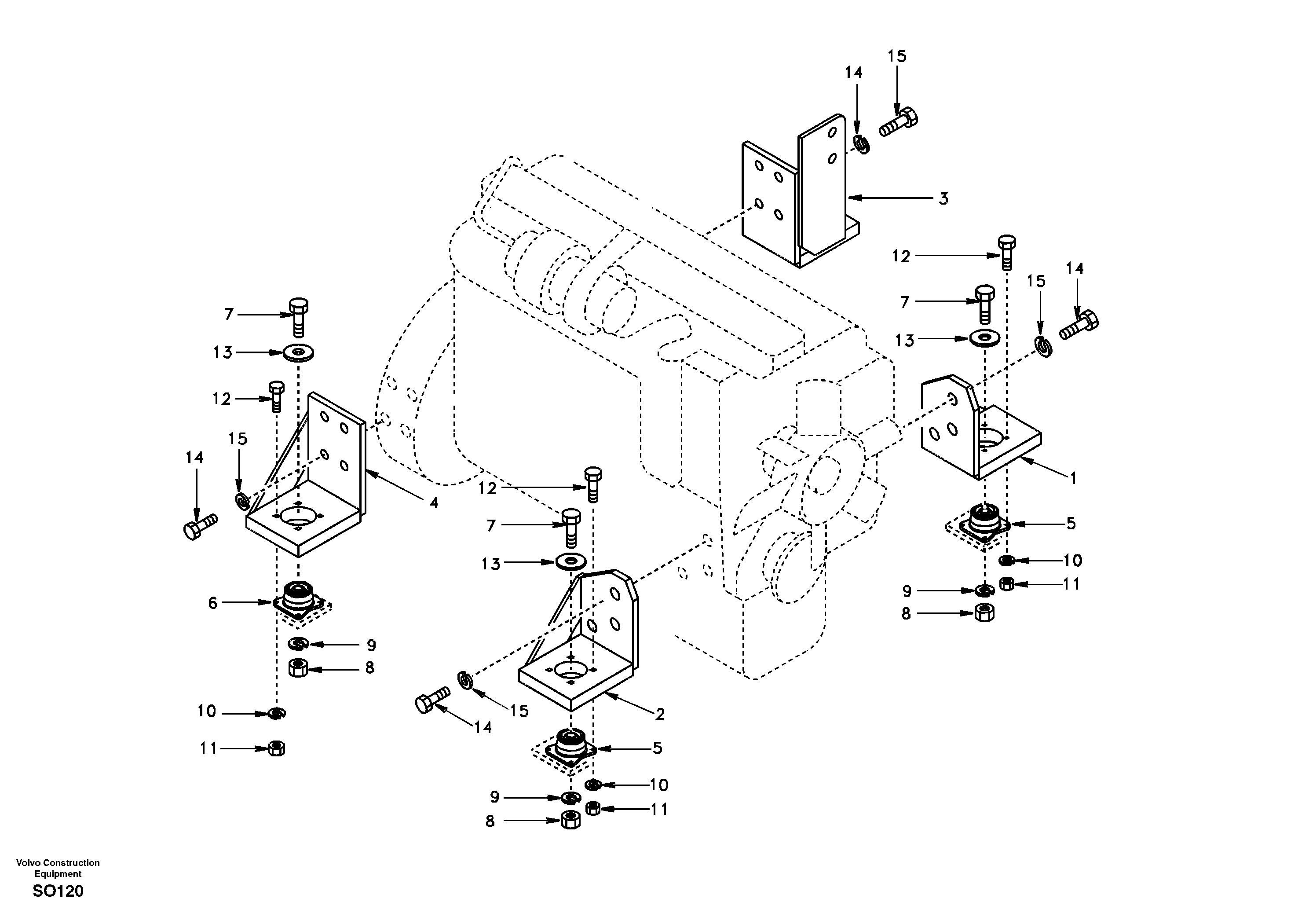 Engine mount — volvo parts diagram