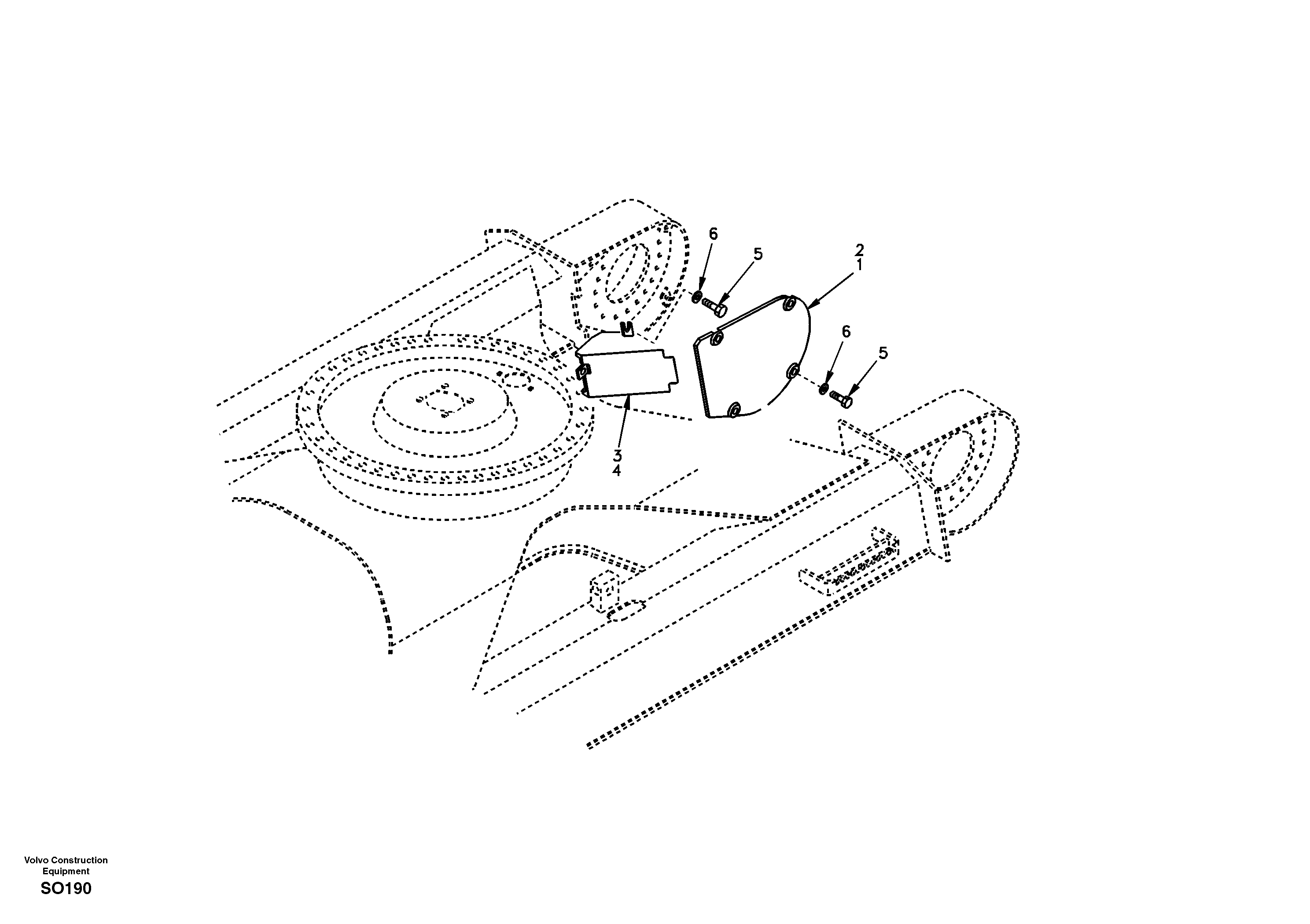 Protecting plate — volvo parts diagram