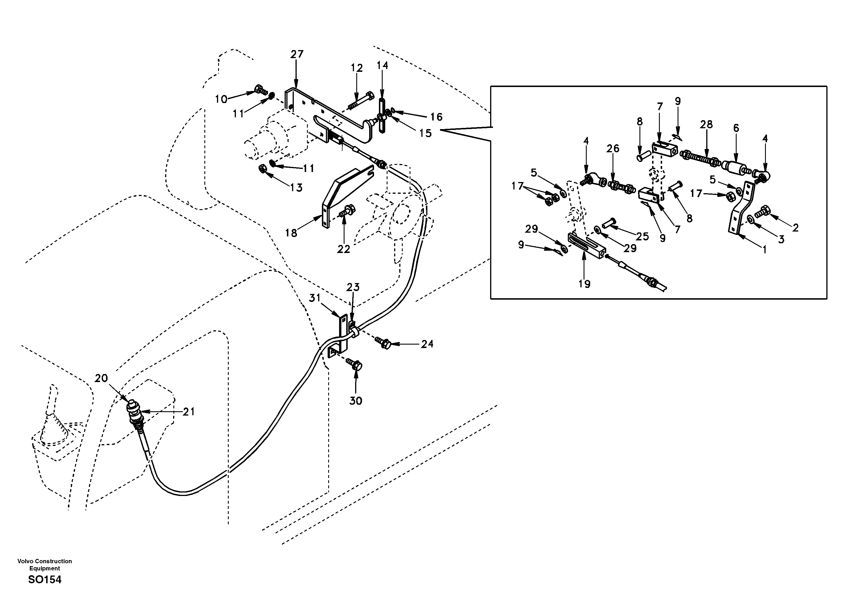 Speed control — volvo parts diagram