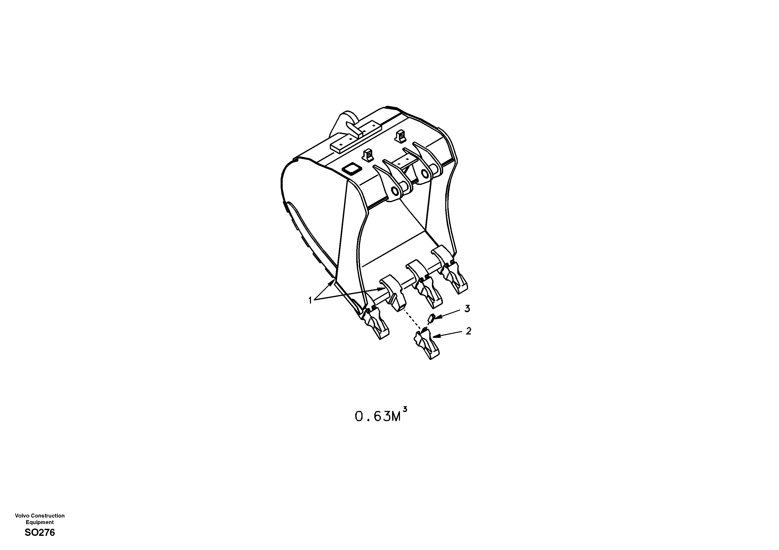 Buckets for Quickfit — volvo parts diagram