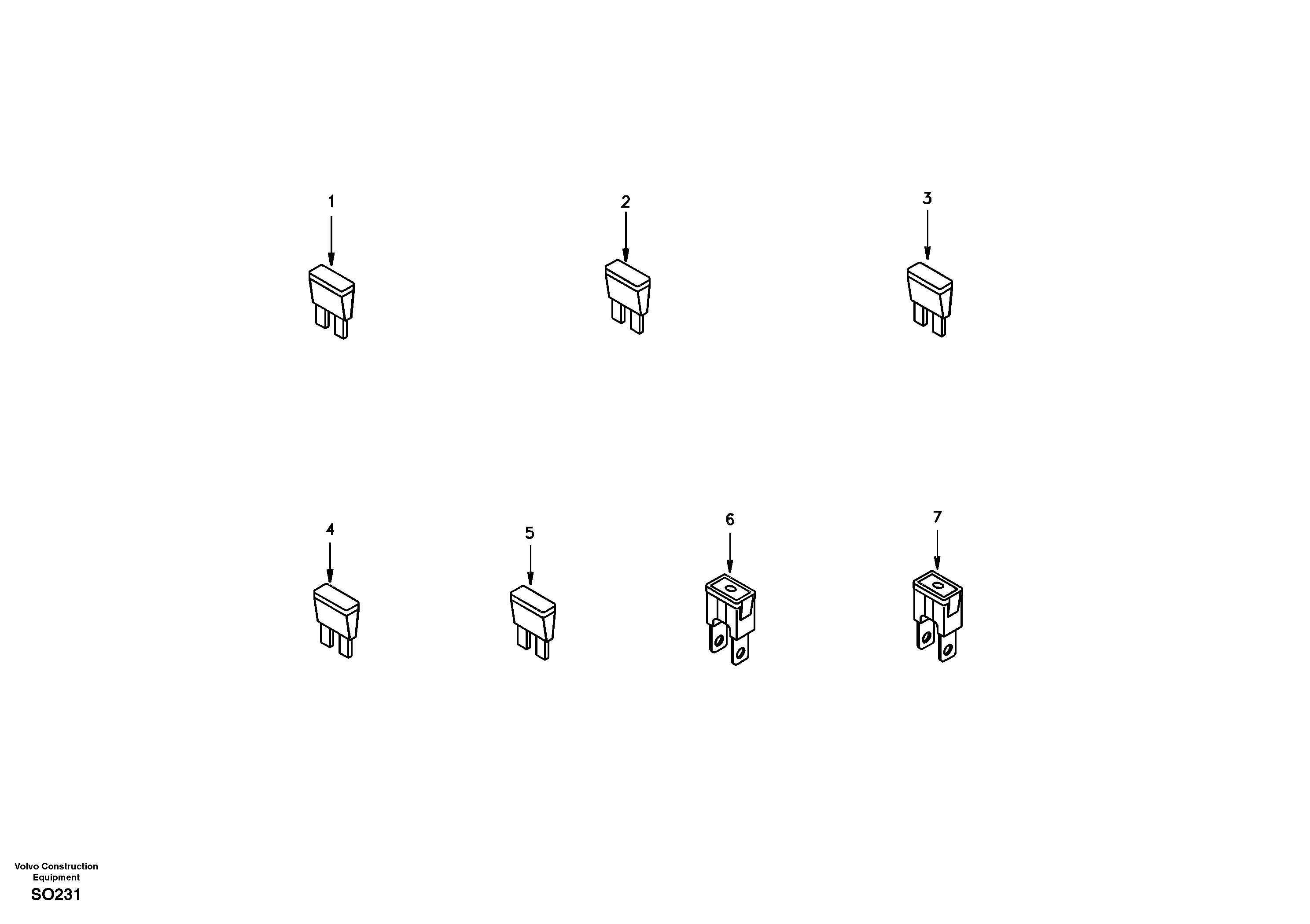 Spare parts kit — volvo parts diagram