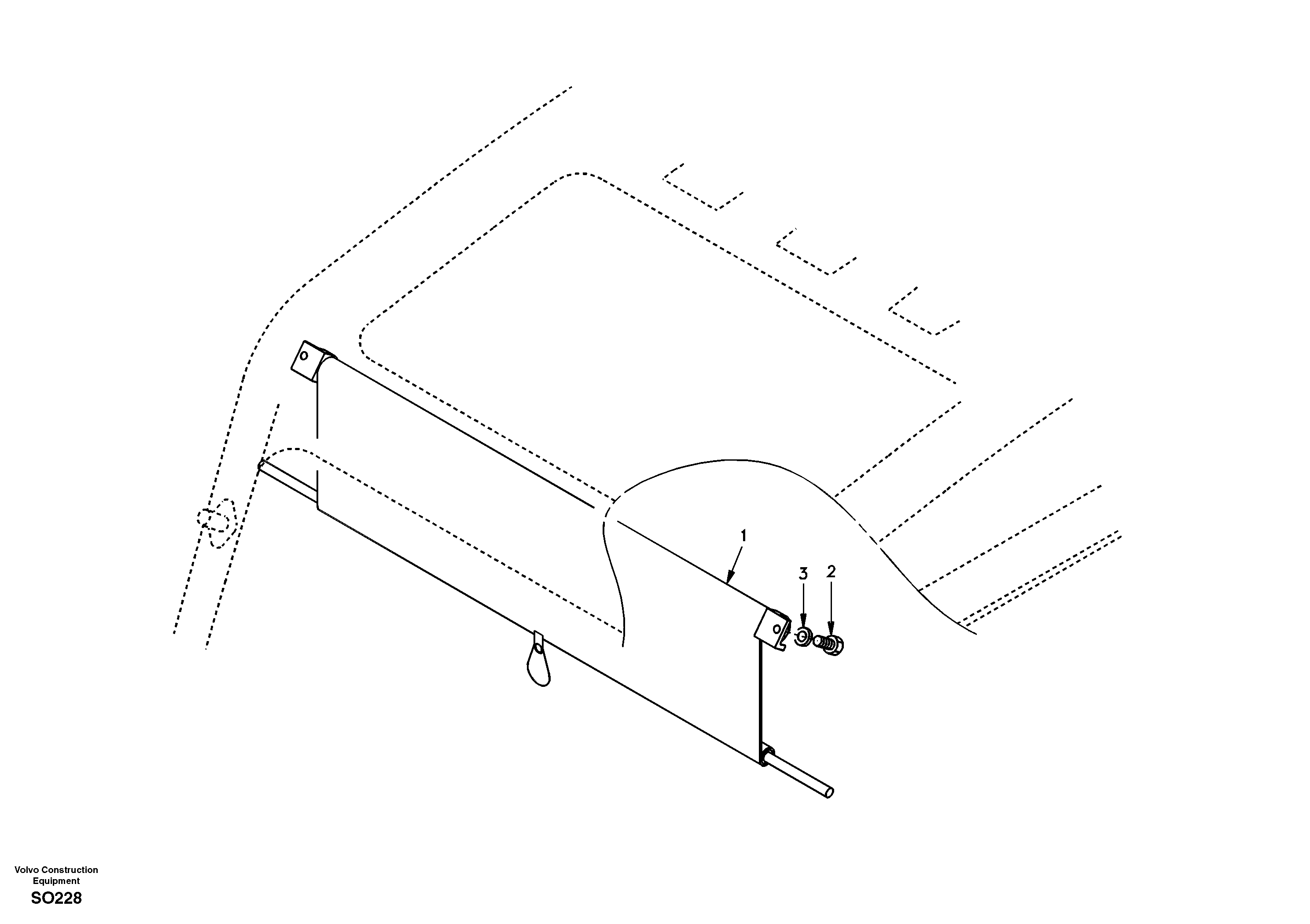 Sun visor interior — volvo parts diagram