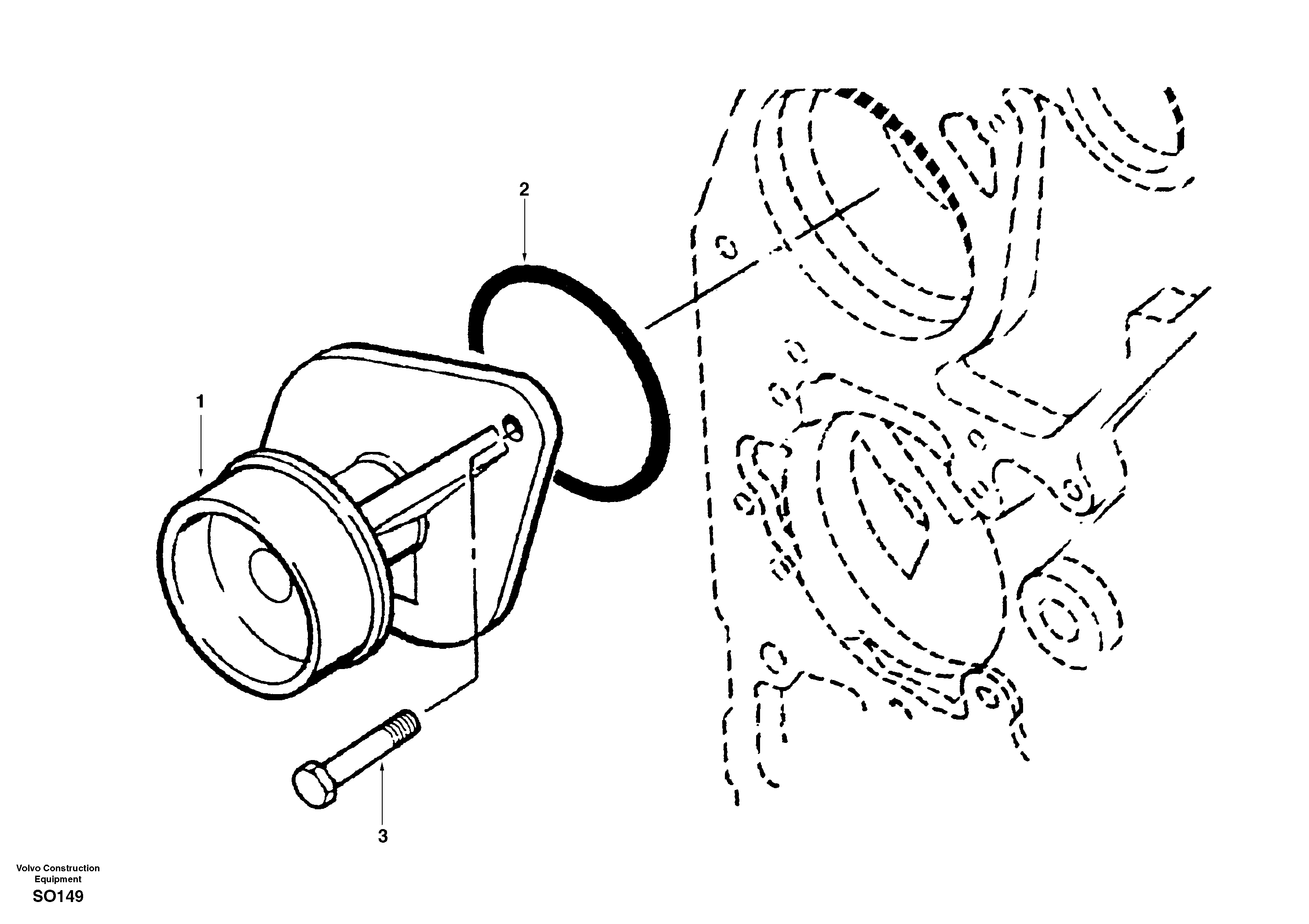 Water pump — volvo parts diagram