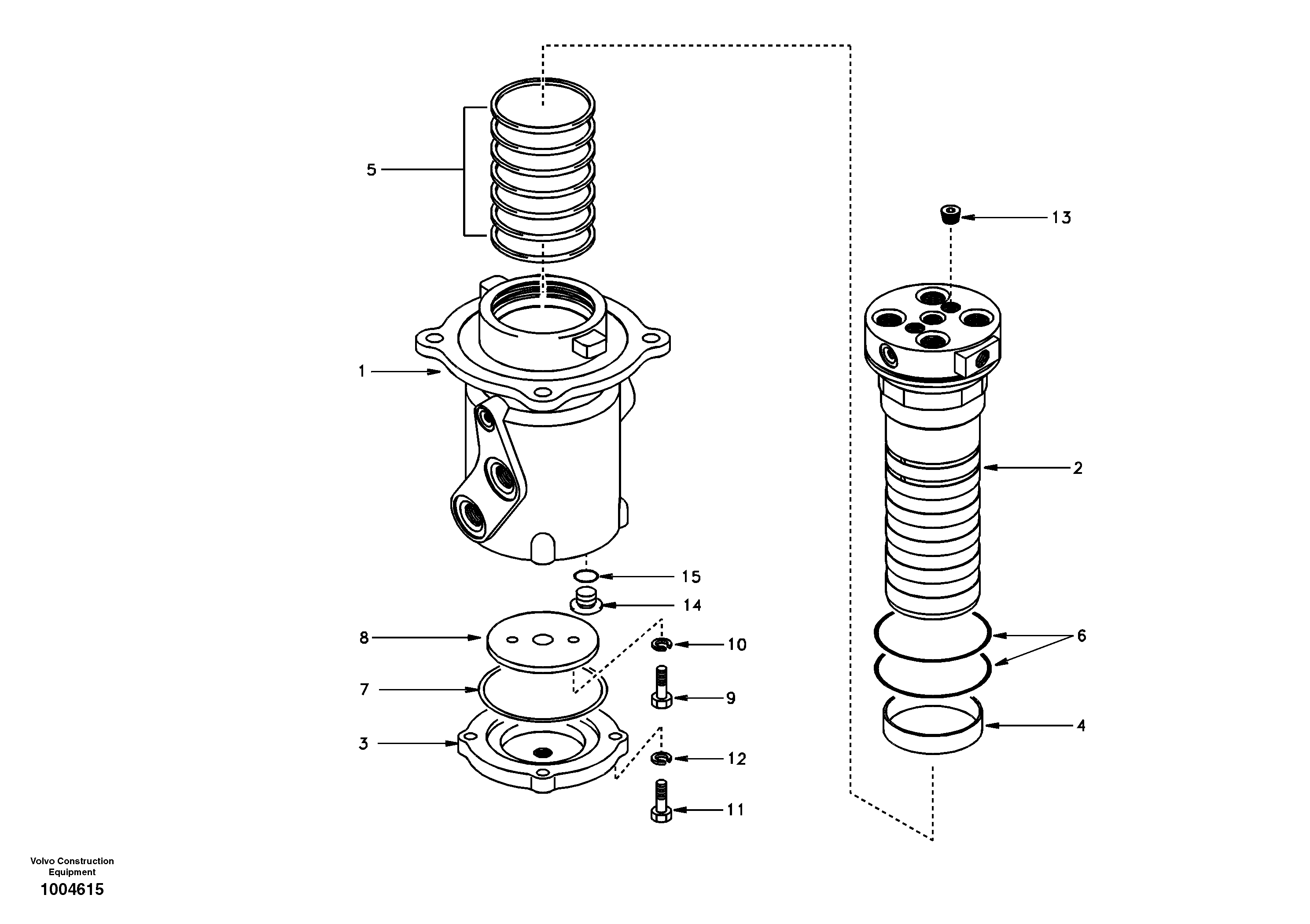 Turning joint — volvo parts diagram