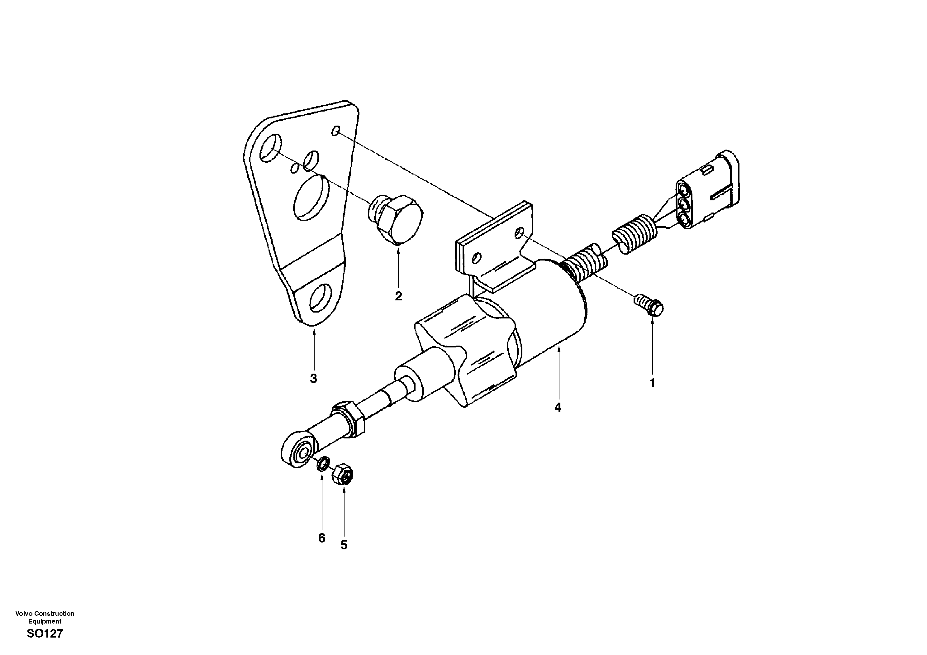 Fuel shut-off valve — volvo parts diagram
