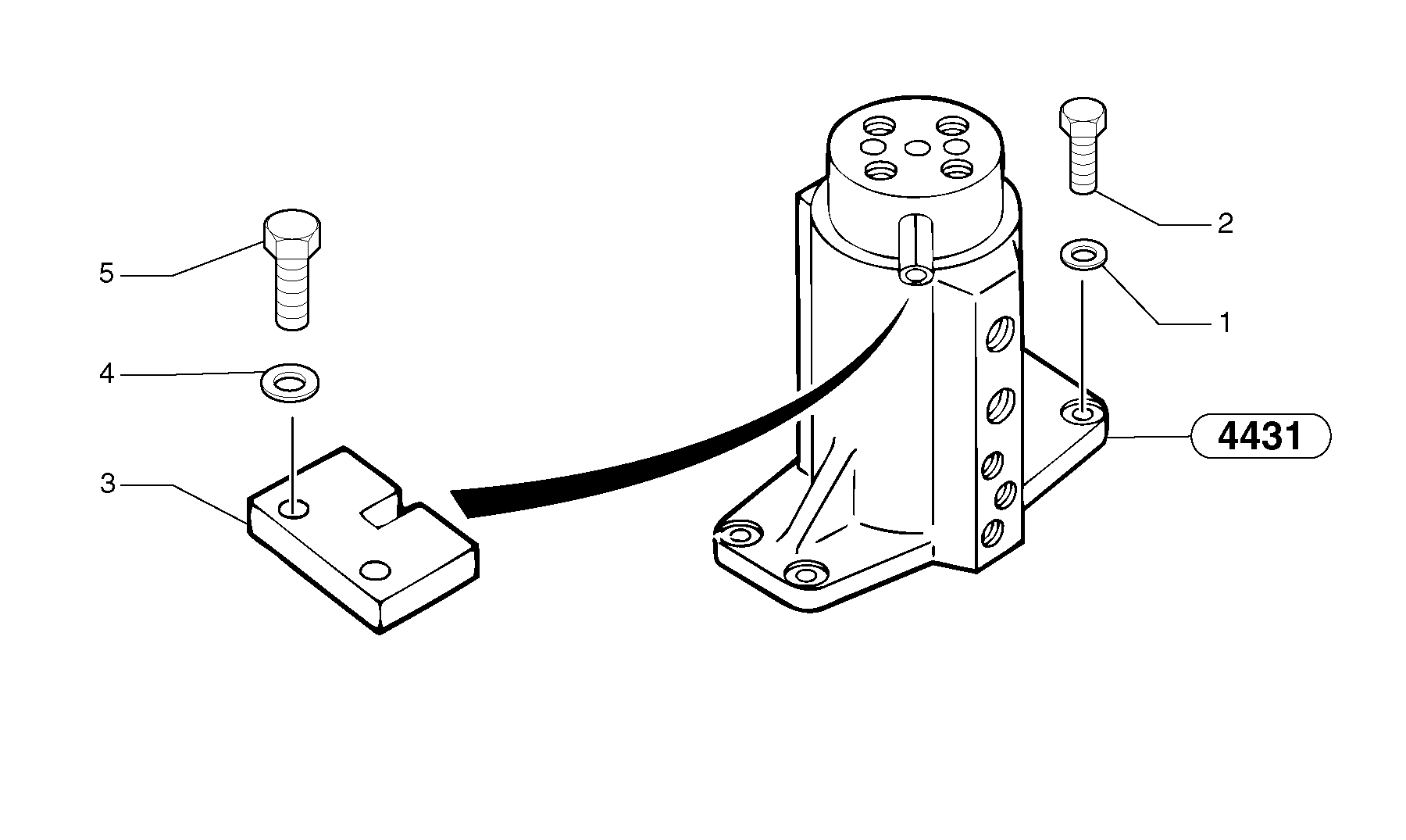 Swivel joint equipment — volvo parts diagram