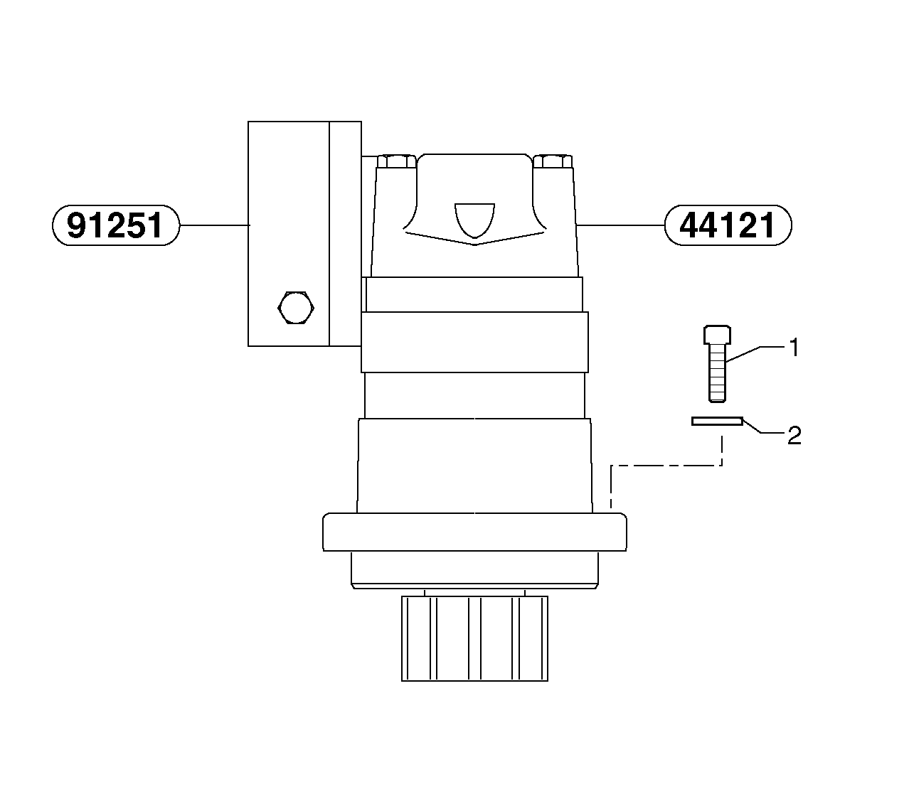 Slewing gear motor installation — volvo parts diagram