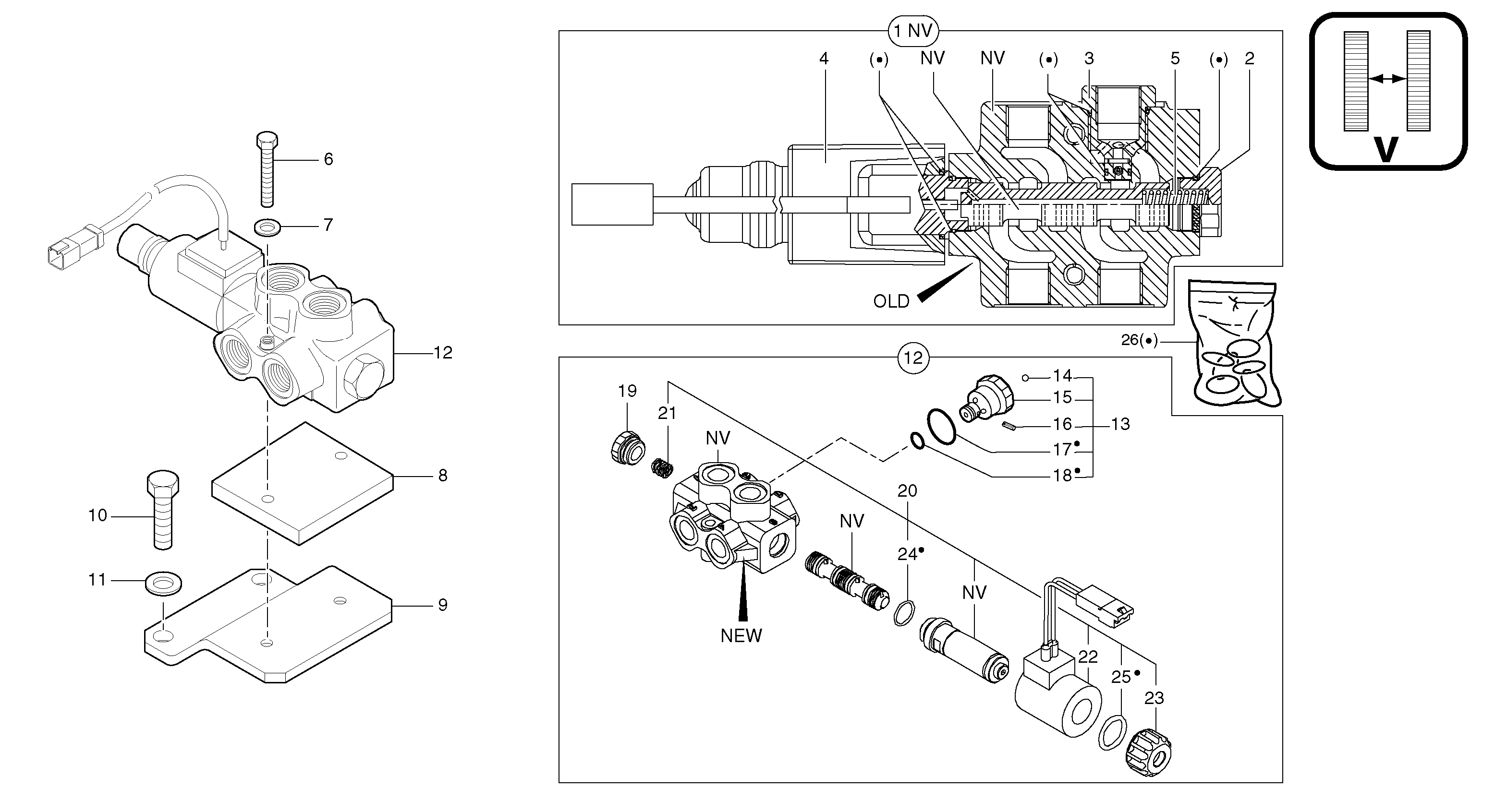 Selector / variable track — volvo parts diagram