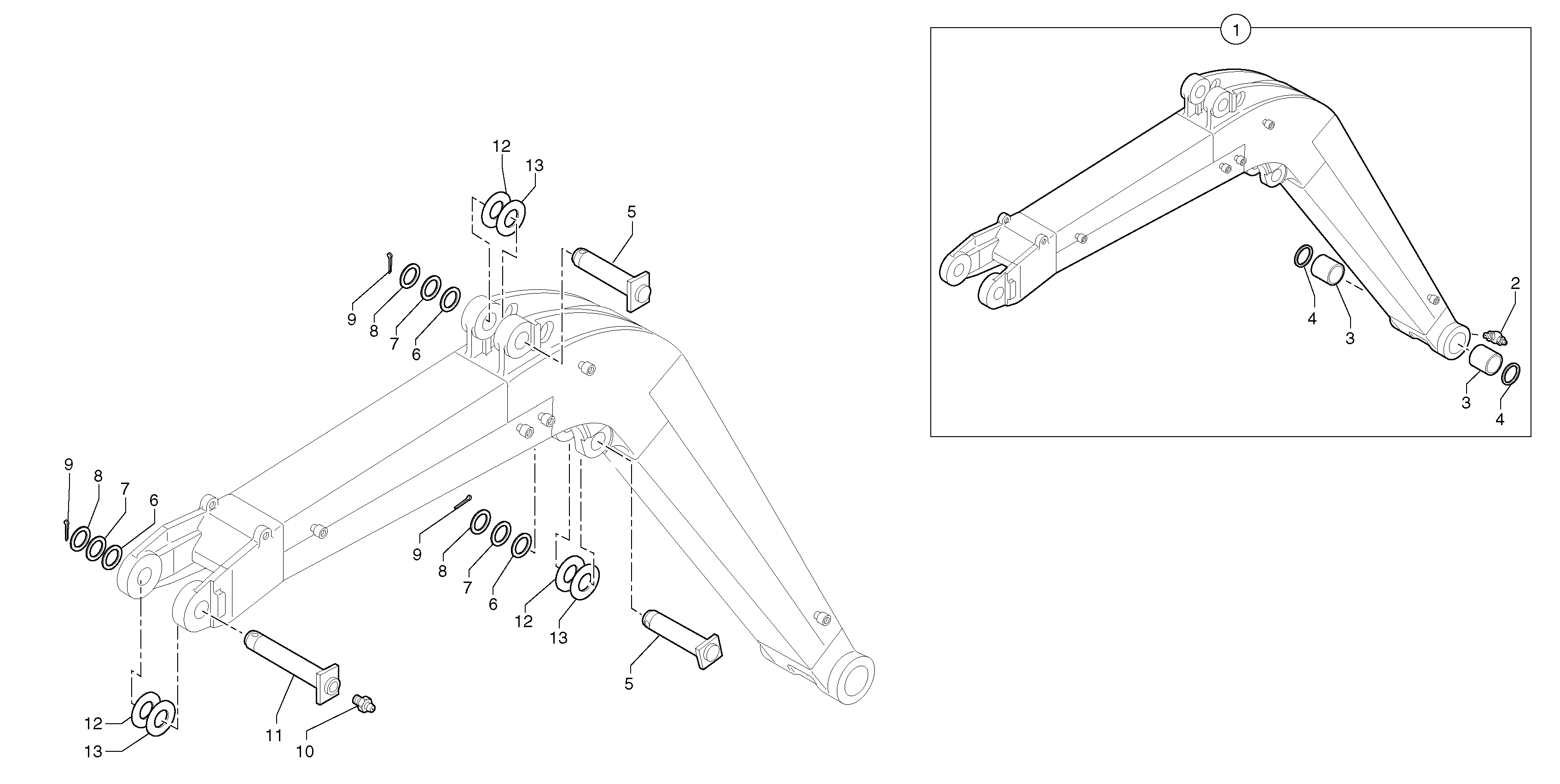 Boom — volvo parts diagram