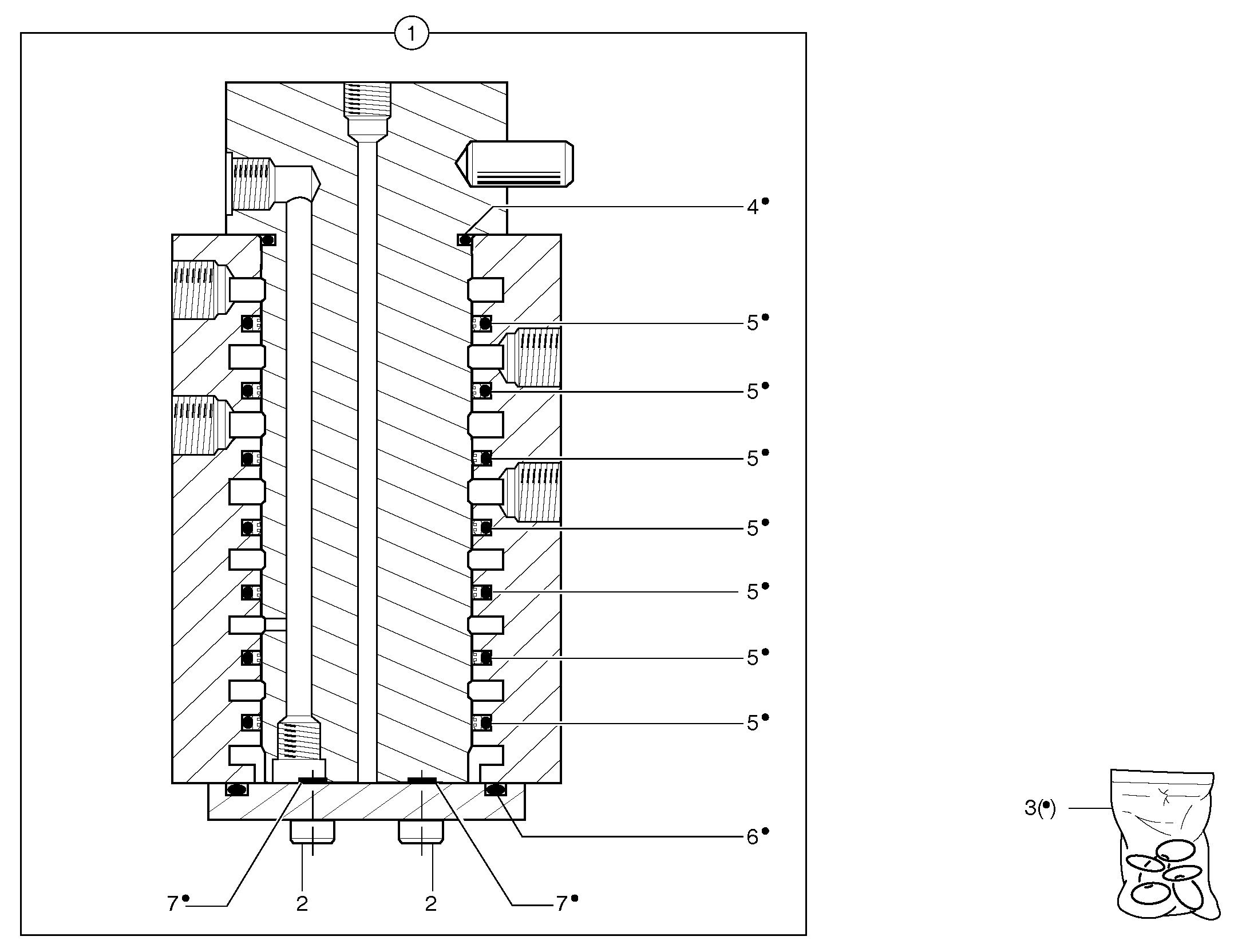 Swivel joint — volvo parts diagram