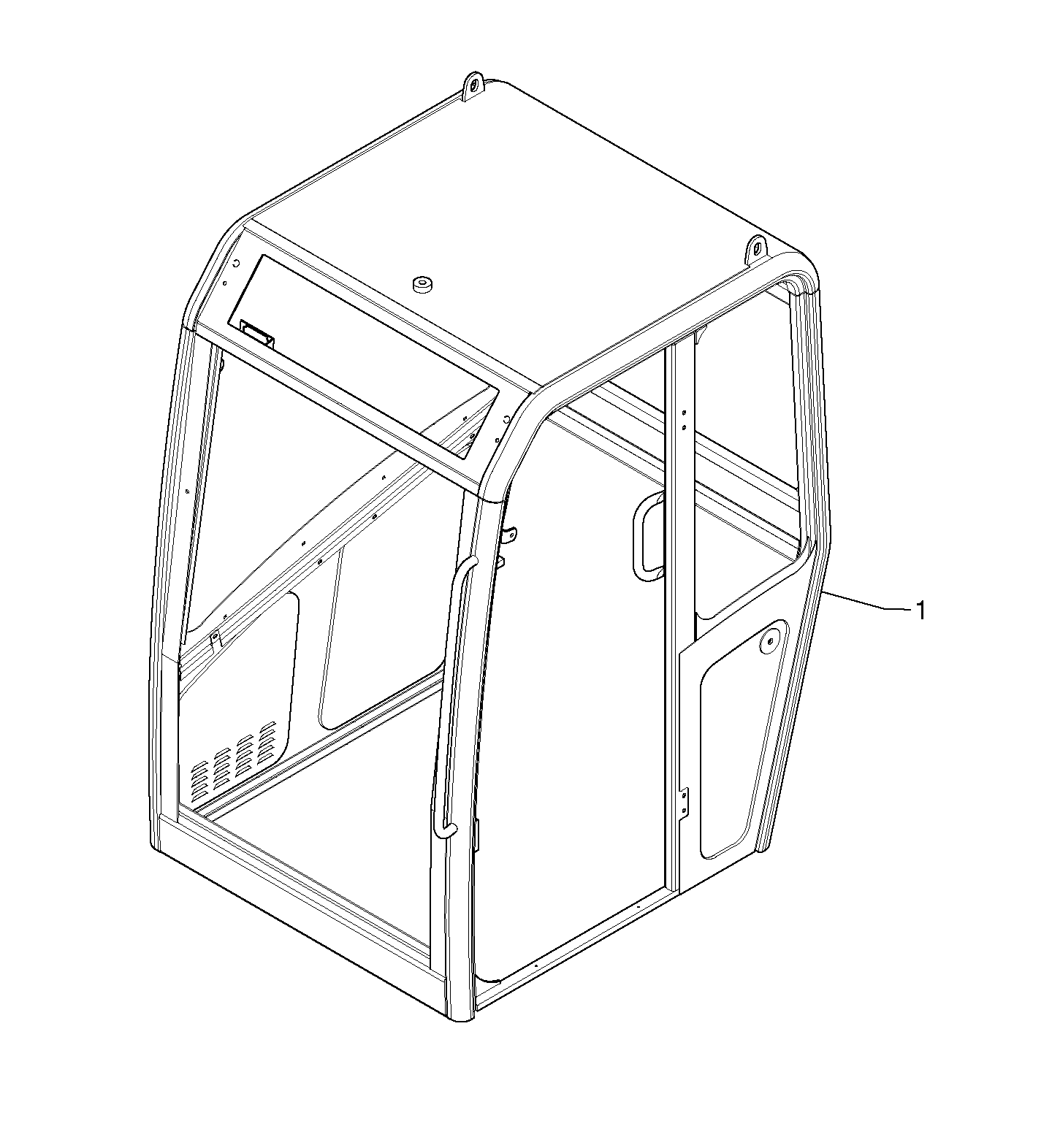 Cab : framework  CAB 20/01/001 - — volvo parts diagram