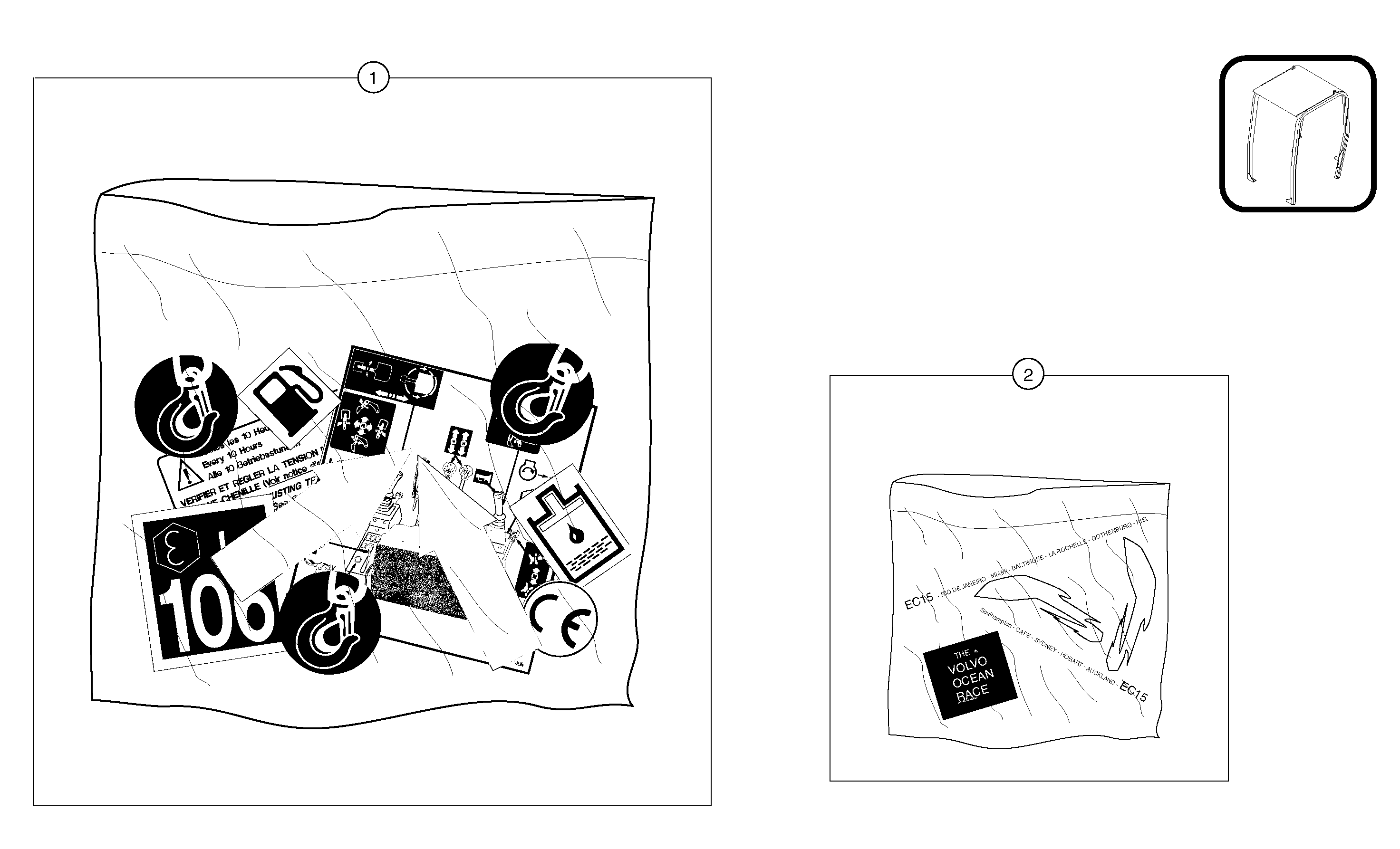 Transfer : canopy  EEC — volvo parts diagram