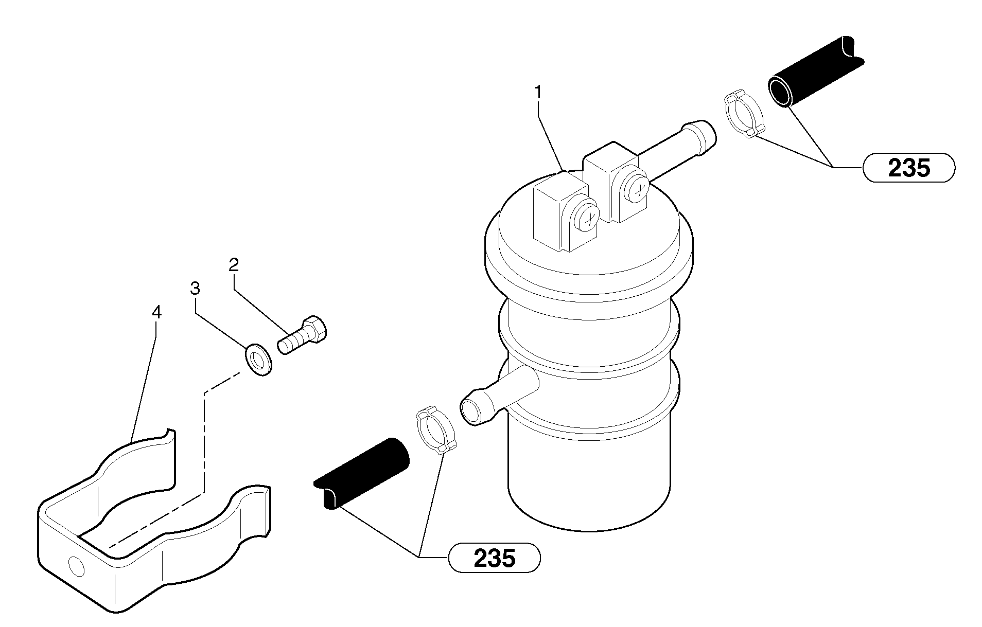 Fuel filter — volvo parts diagram