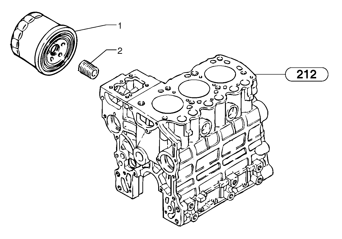 Oil filter — volvo parts diagram