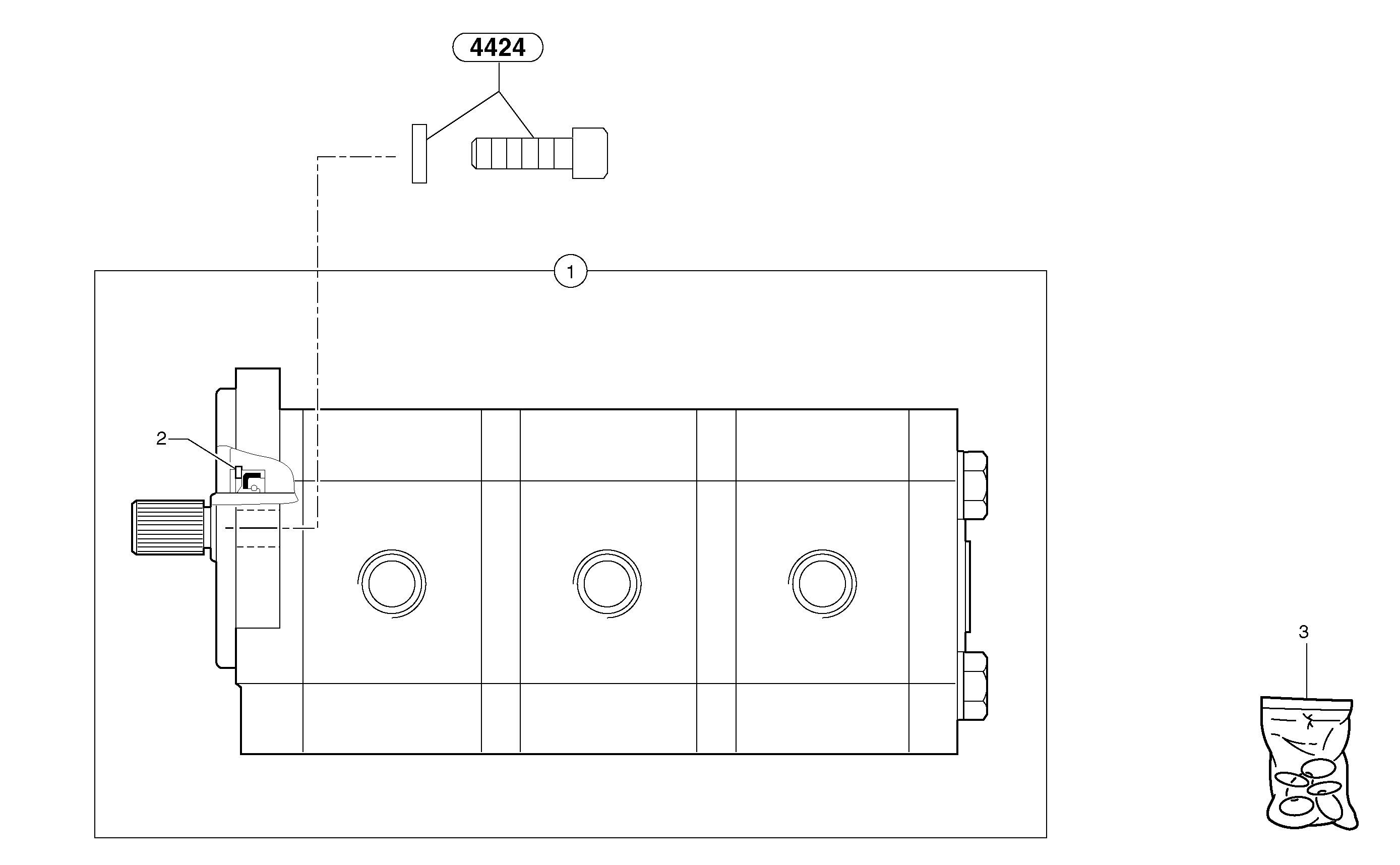 Hydraulic pump — volvo parts diagram