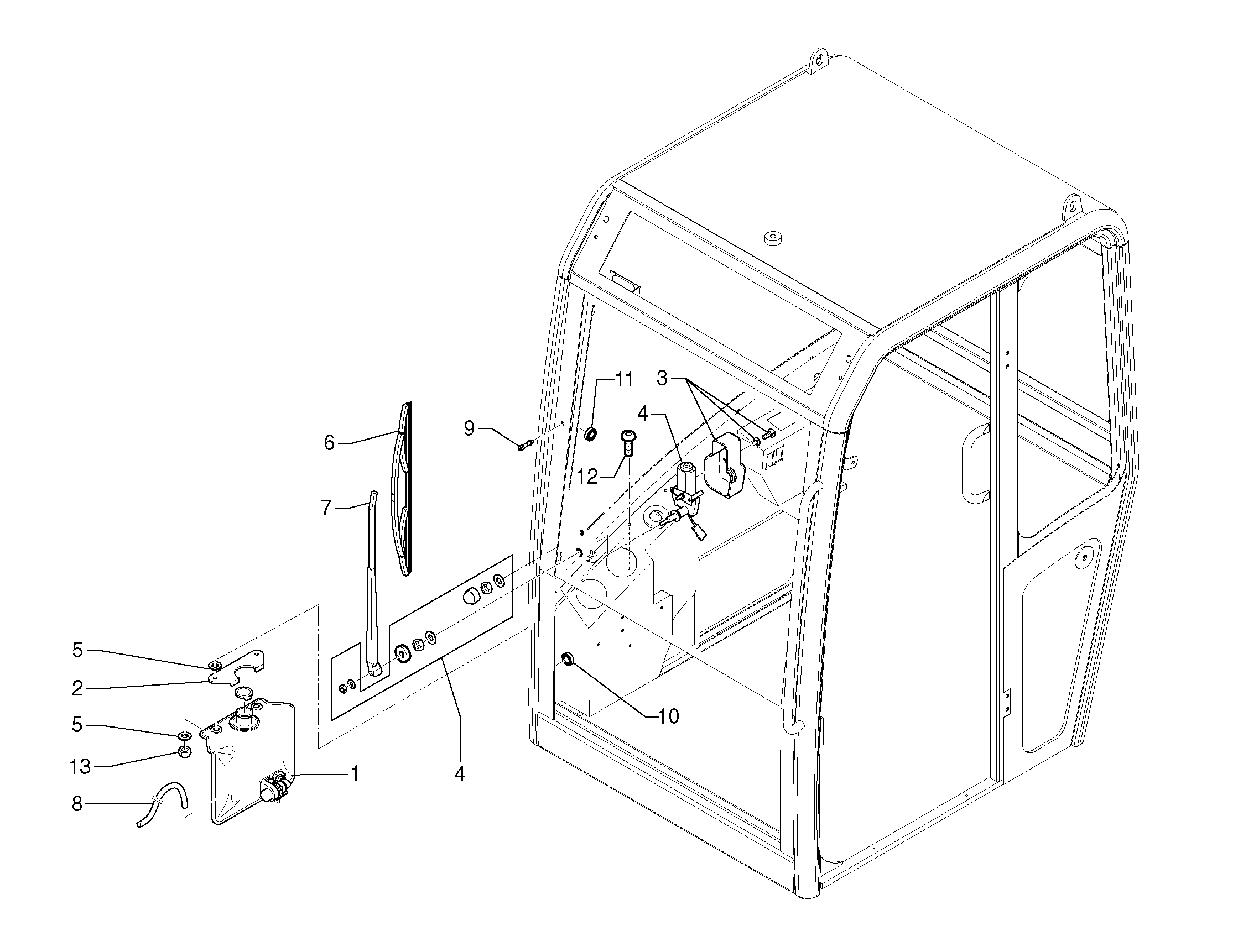 Cleaning system  CAB 20/01/001 - — volvo parts diagram