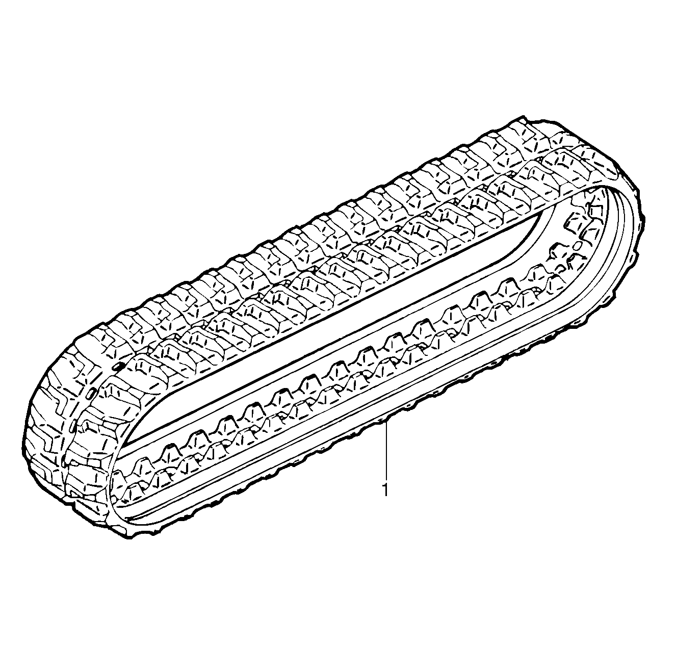 Rubber tracks — volvo parts diagram