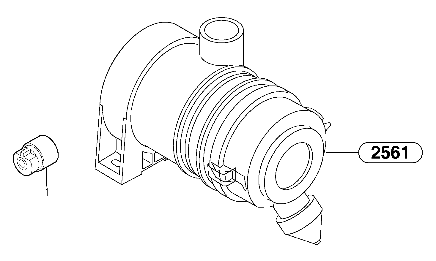 Clogging indicator — volvo parts diagram