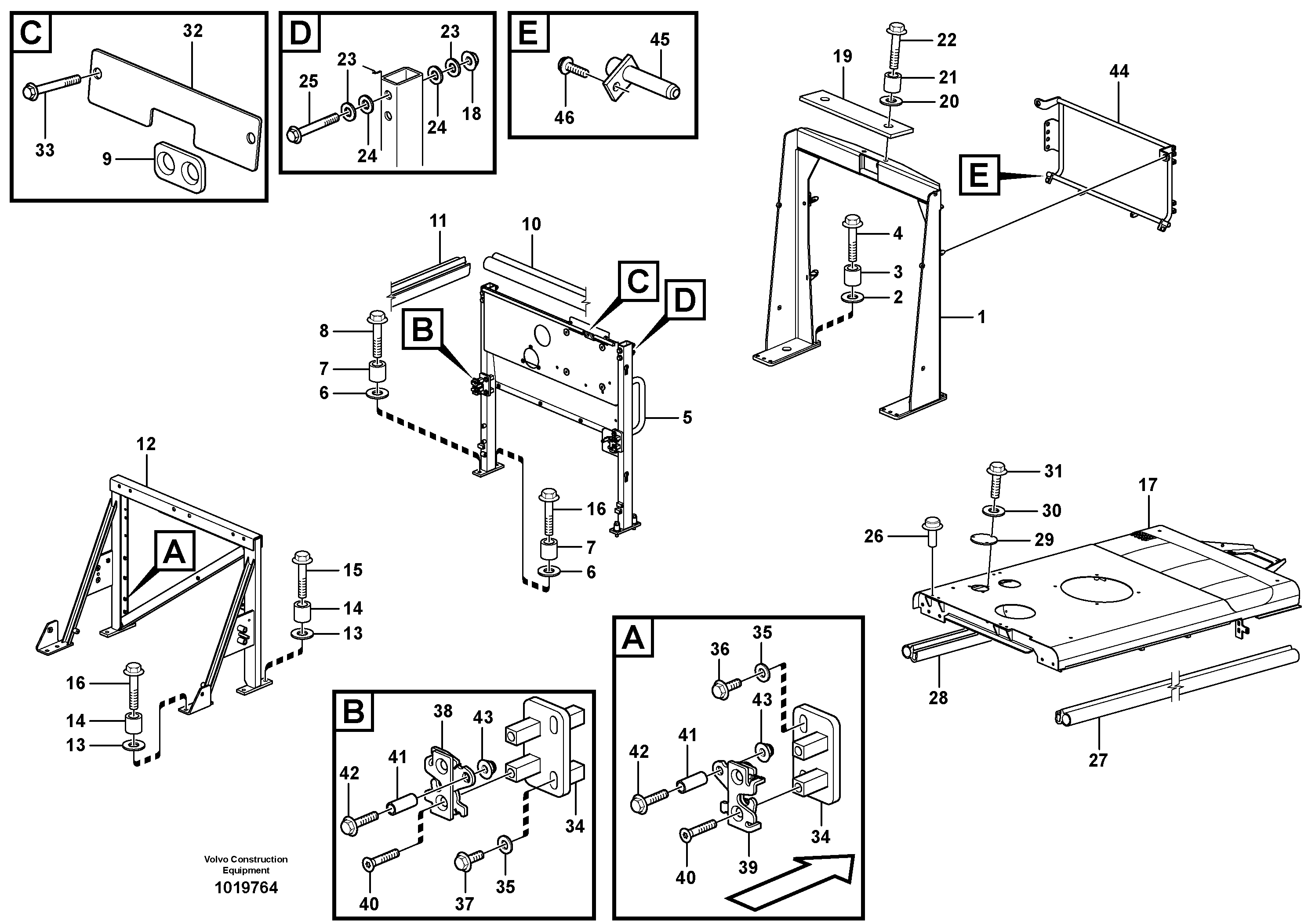 Engine cover — volvo parts diagram