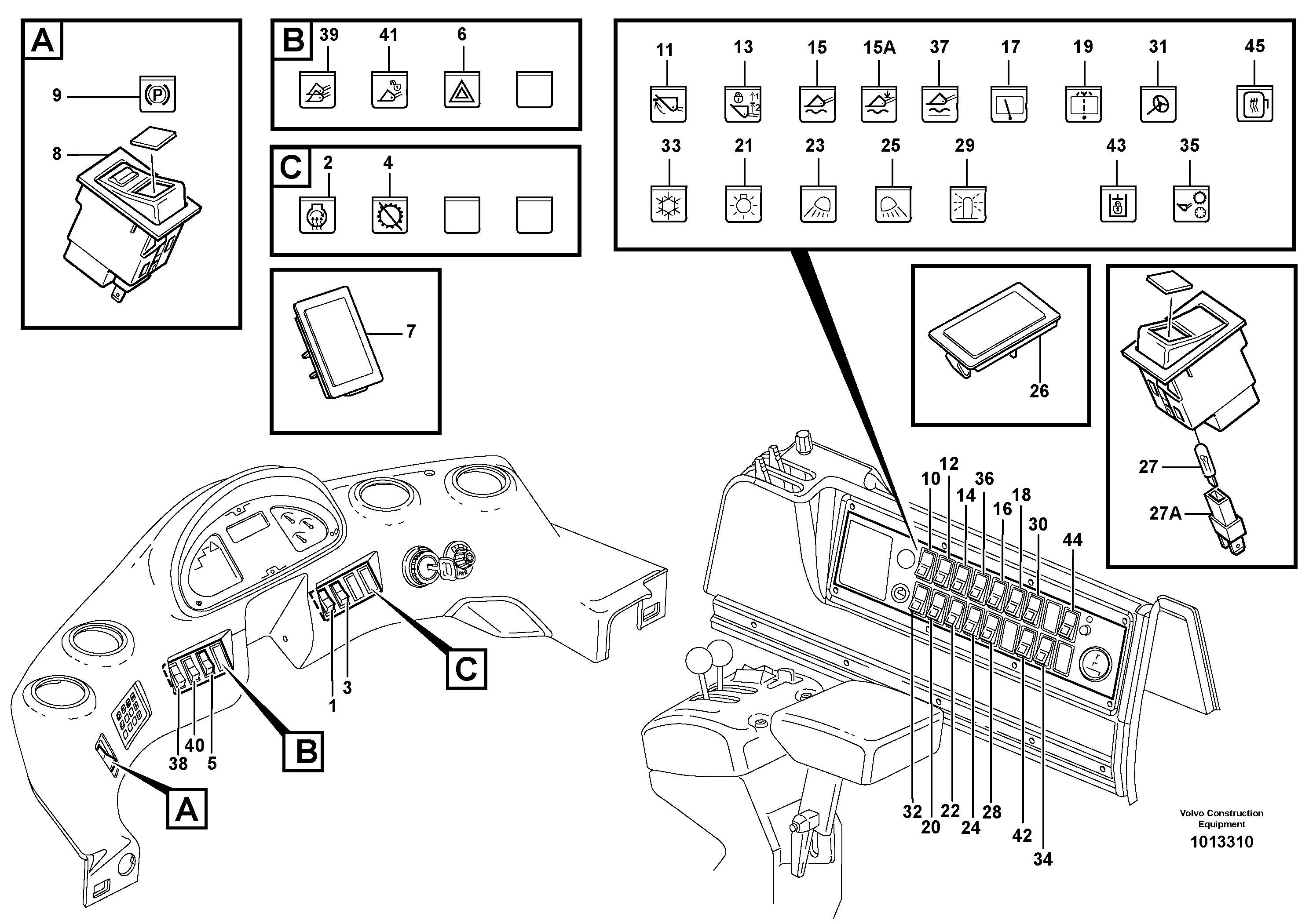Switch — volvo parts diagram