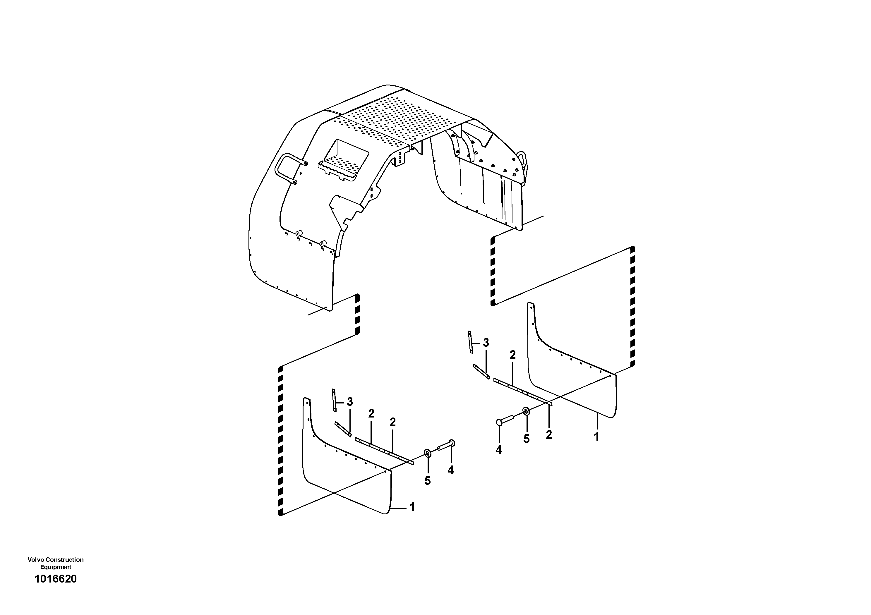 Mudflap — volvo parts diagram