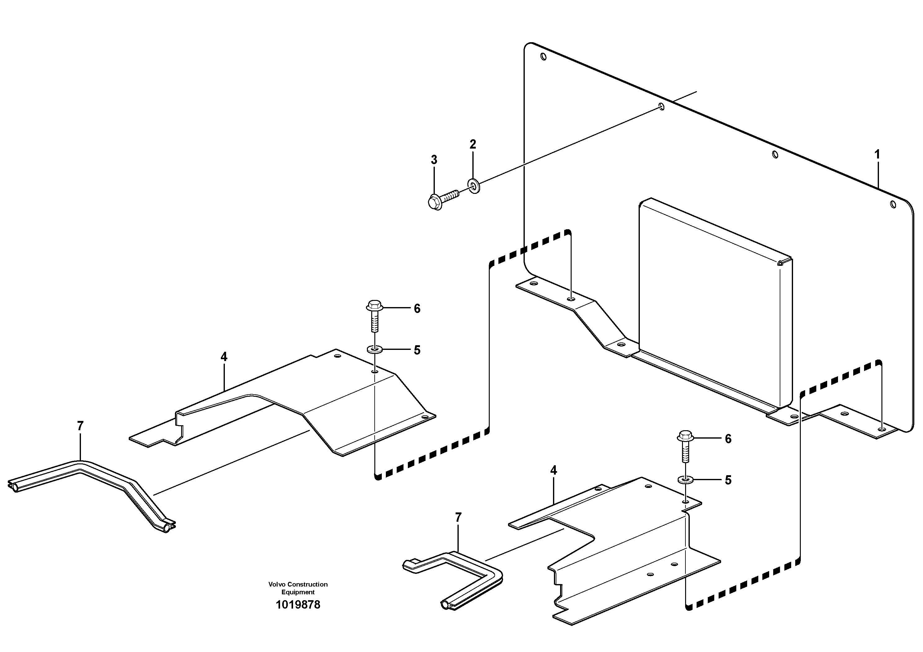 Coverplates — volvo parts diagram