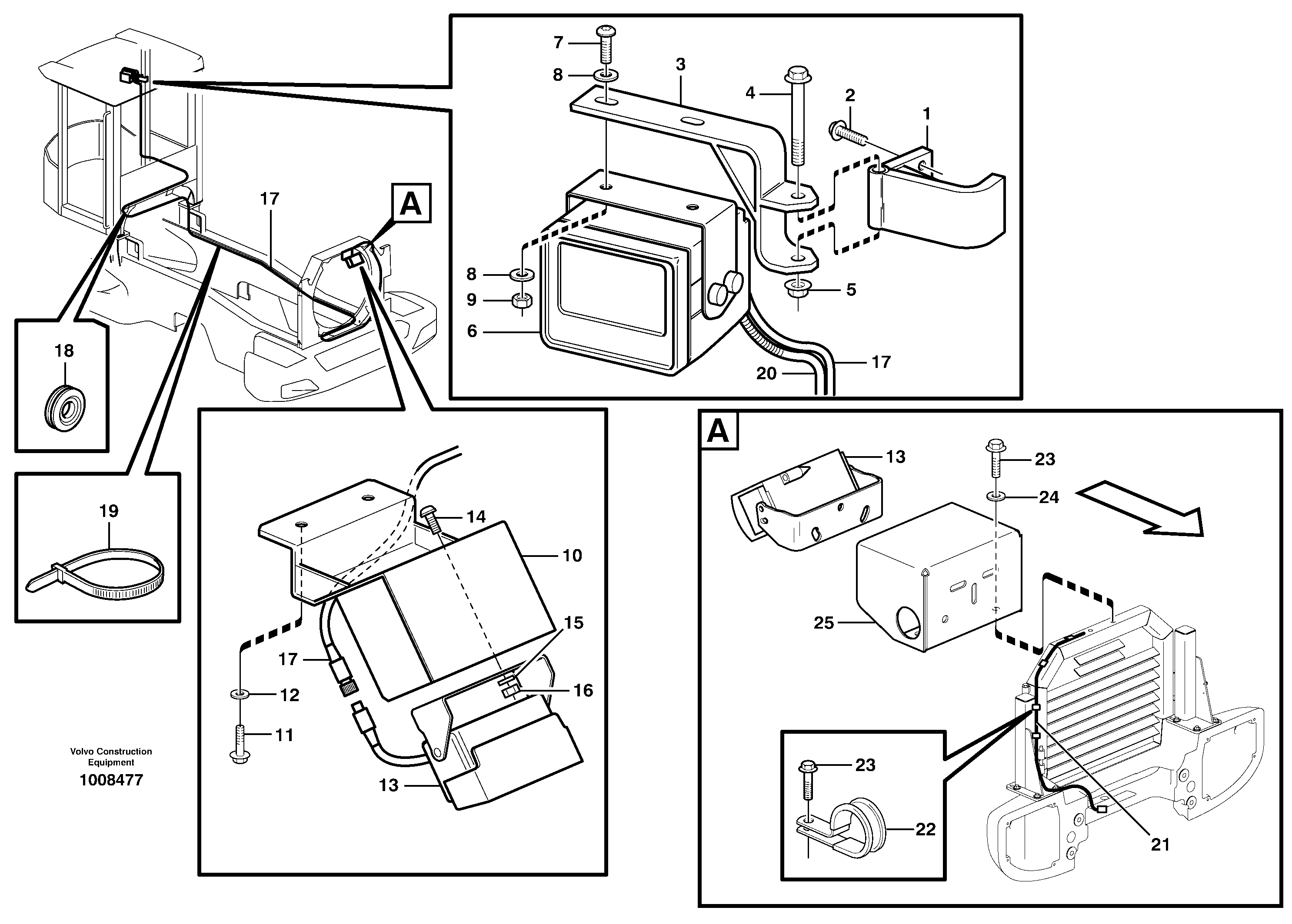 Camera inclusive monitor.  82178 — volvo parts diagram