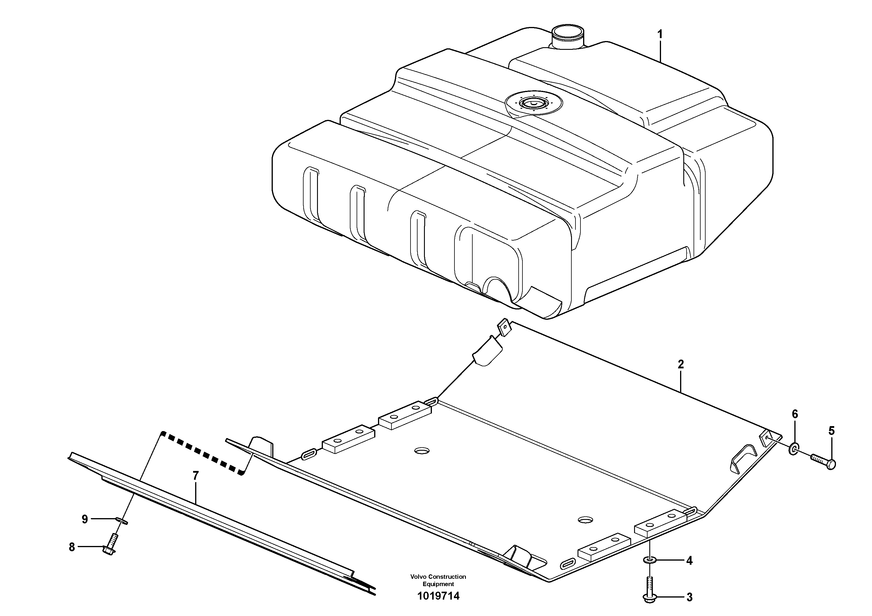 Bottom-guard plates — volvo parts diagram