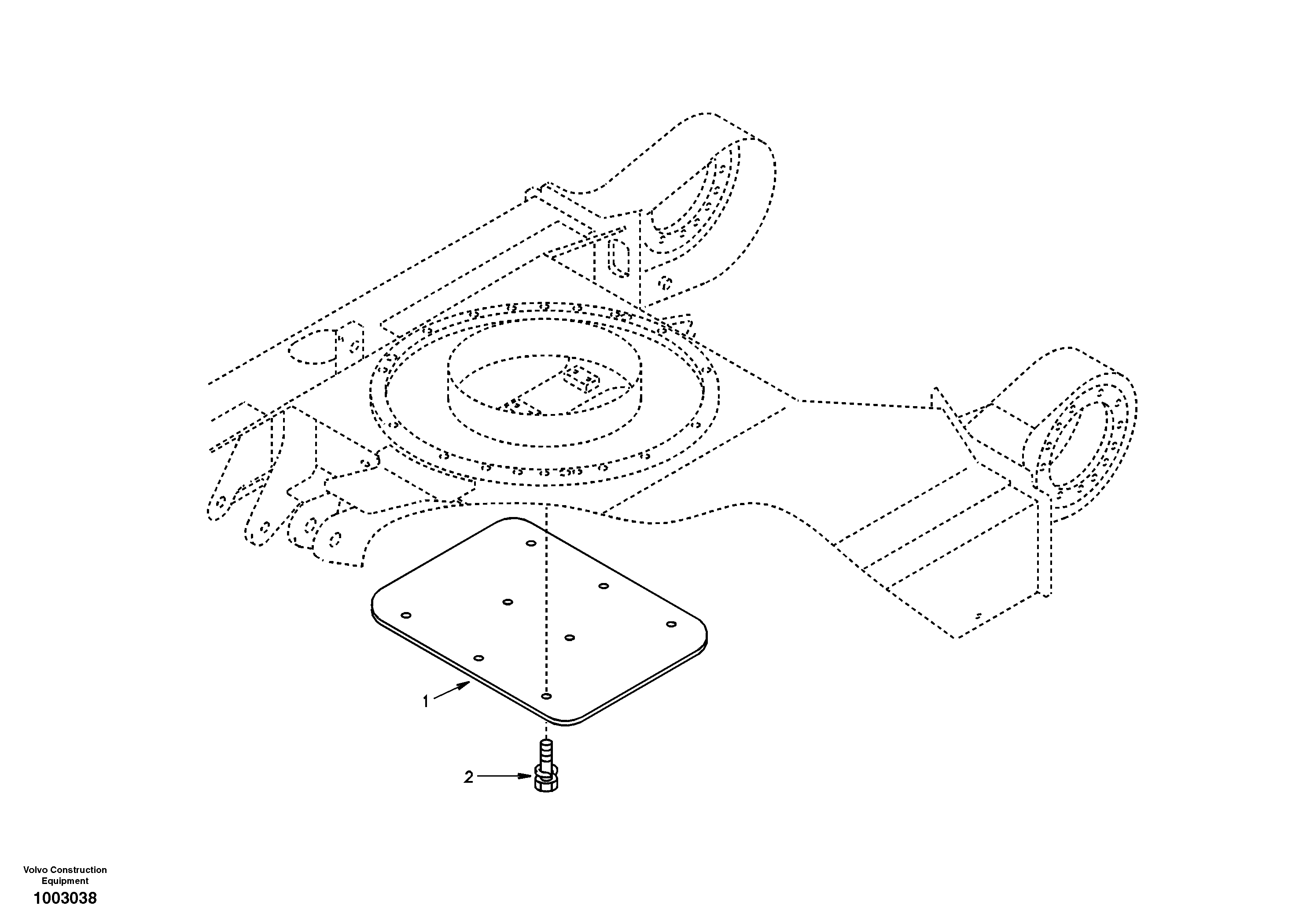 Protecting plate — volvo parts diagram