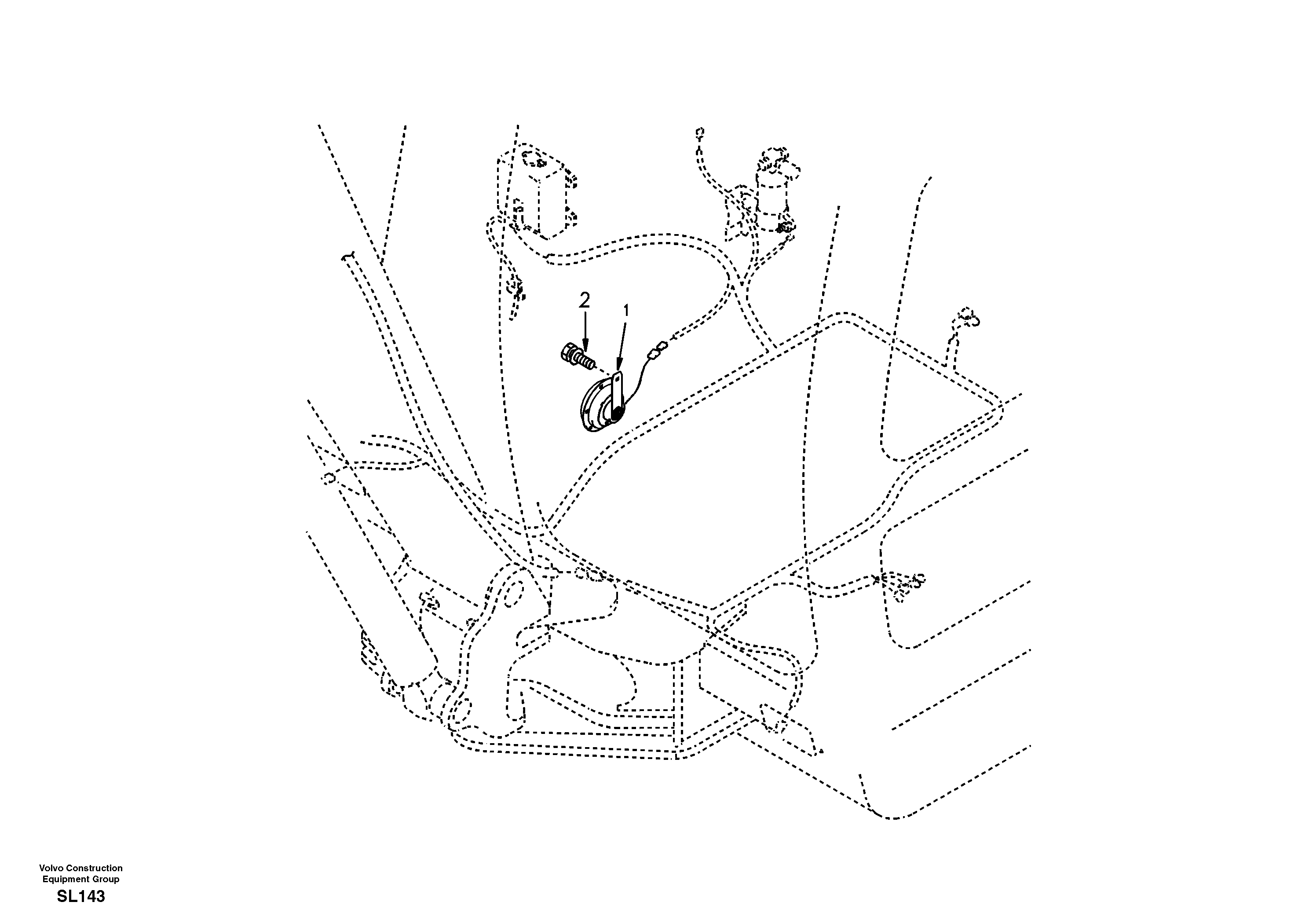 Horn — volvo parts diagram
