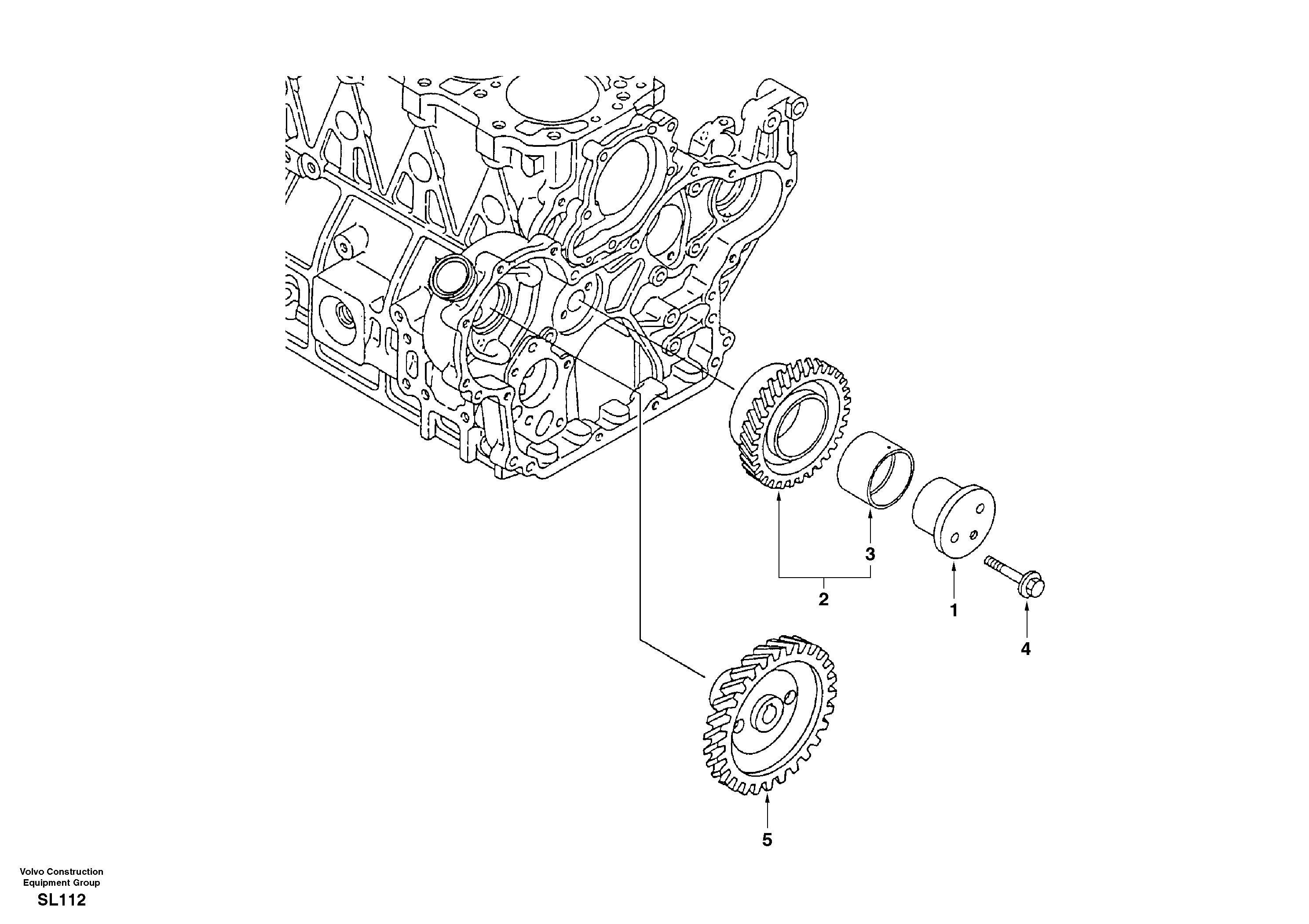 Timing gear — volvo parts diagram