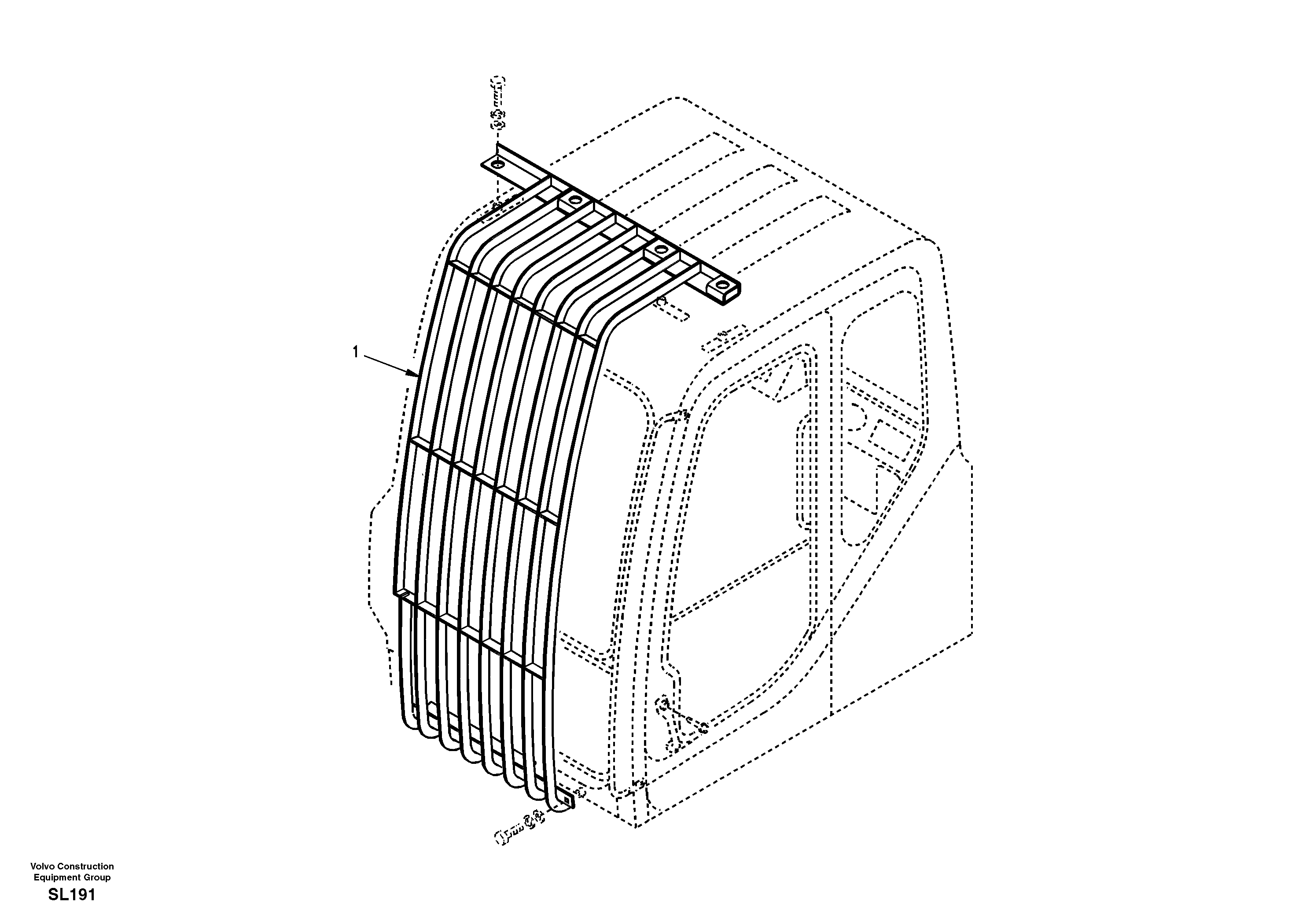 Falling object guards — volvo parts diagram